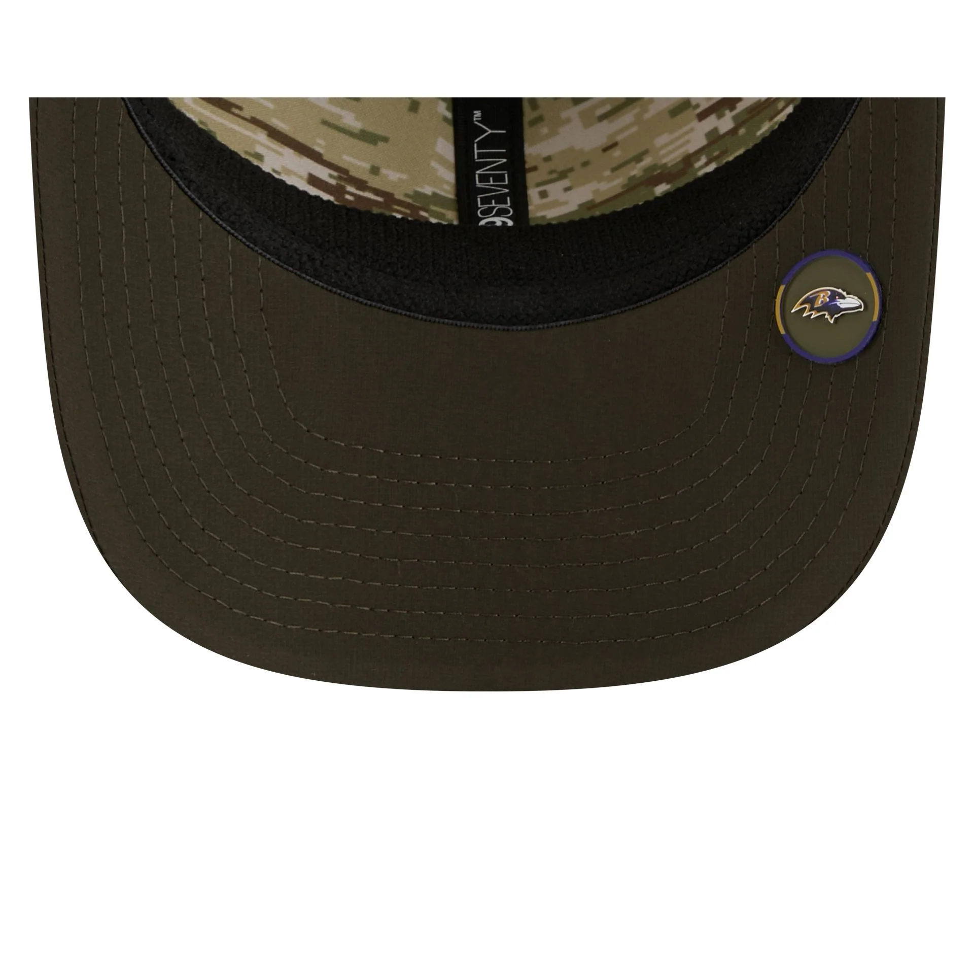 Baltimore Ravens 2025 Salute to Service 9SEVENTY Trucker Hat - Image 7