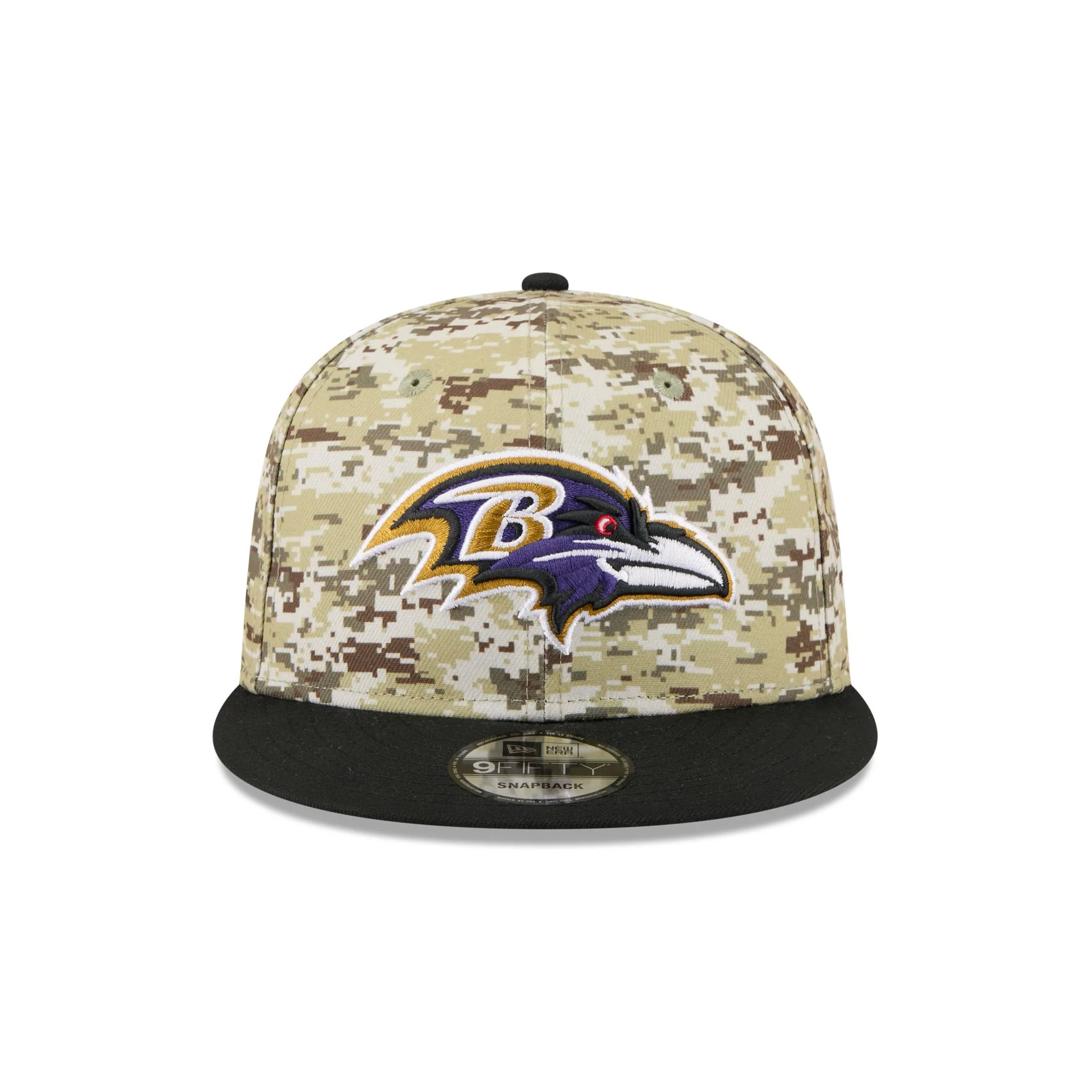 Baltimore Ravens 2025 Salute to Service Fan Gear 9FIFTY Snapback Hat - Image 2