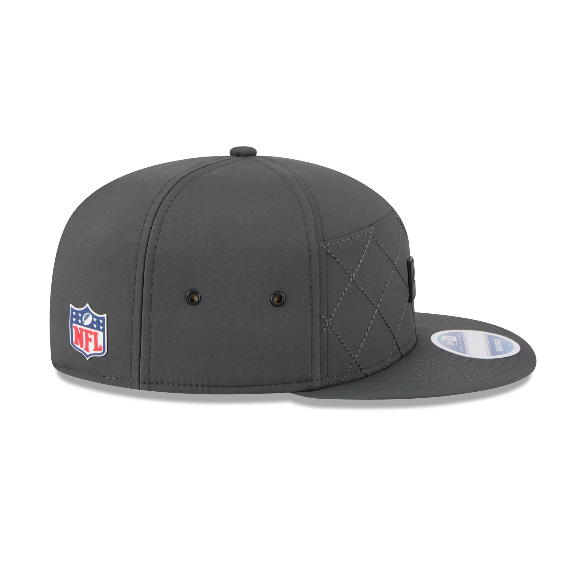 Baltimore Ravens 2025 Sideline Cold Weather Steel Clouds Split Panel 9FIFTY Snapback Hat - Image 5