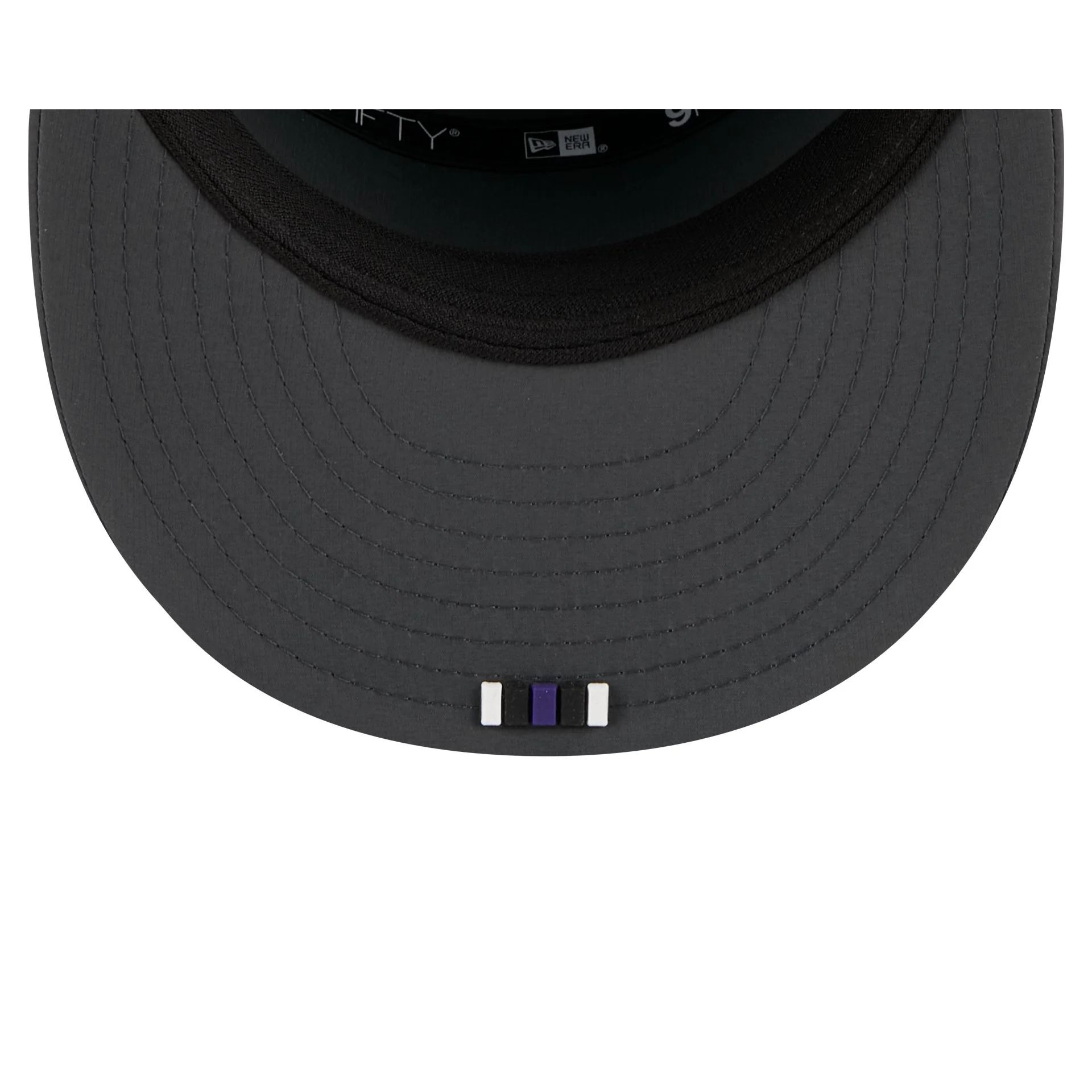 Baltimore Ravens 2025 Sideline Cold Weather Steel Clouds Split Panel 9FIFTY Snapback Hat - Image 7