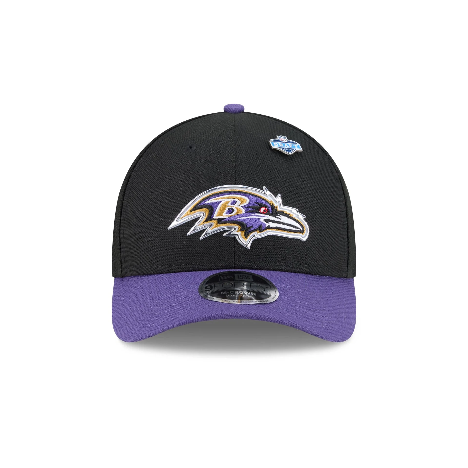Baltimore Ravens 2026 Draft 9FORTY M-Crown Snapback Hat - Image 2