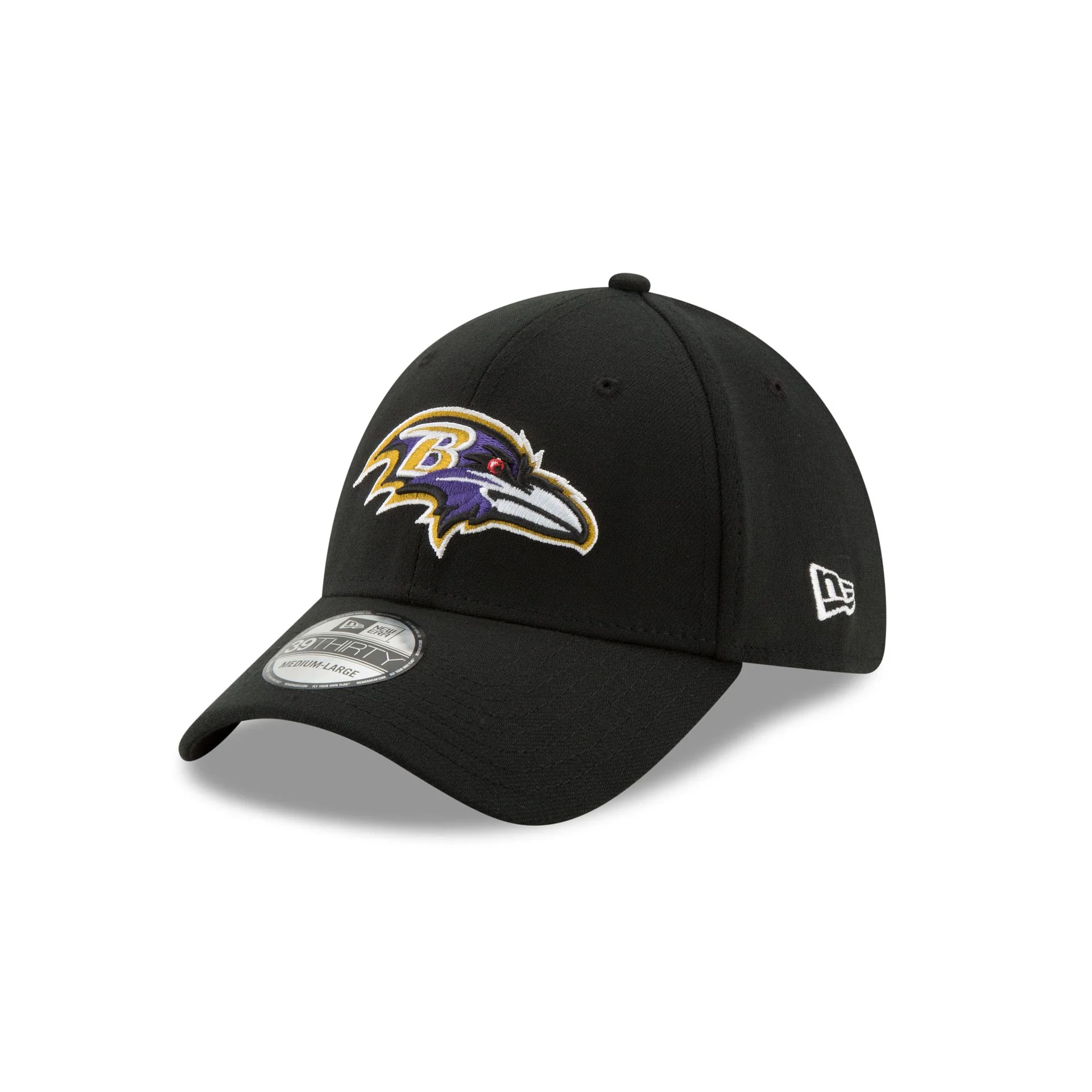 Baltimore Ravens 30th Anniversary 39THIRTY Stretch Fit Hat - Image 3