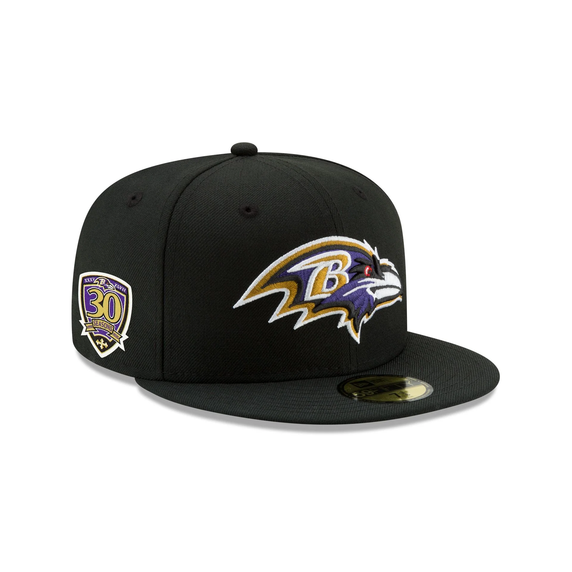 Baltimore Ravens 30th Anniversary 59FIFTY Fitted Hat