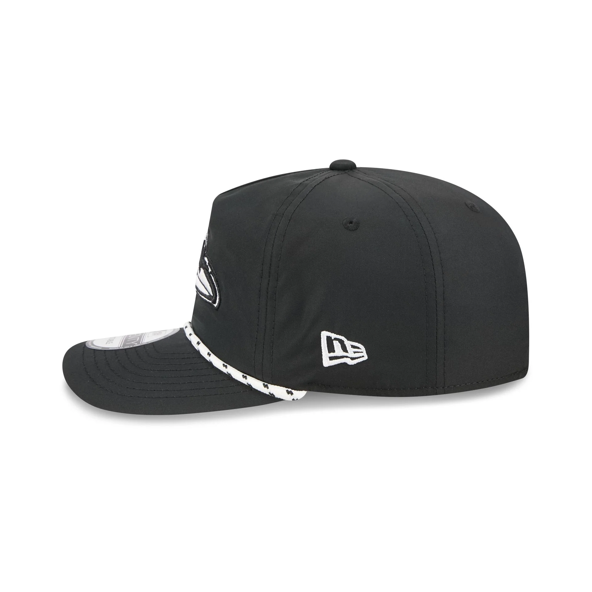 Baltimore Ravens Black and White Rope 19TWENTY Snapback Hat - Image 4