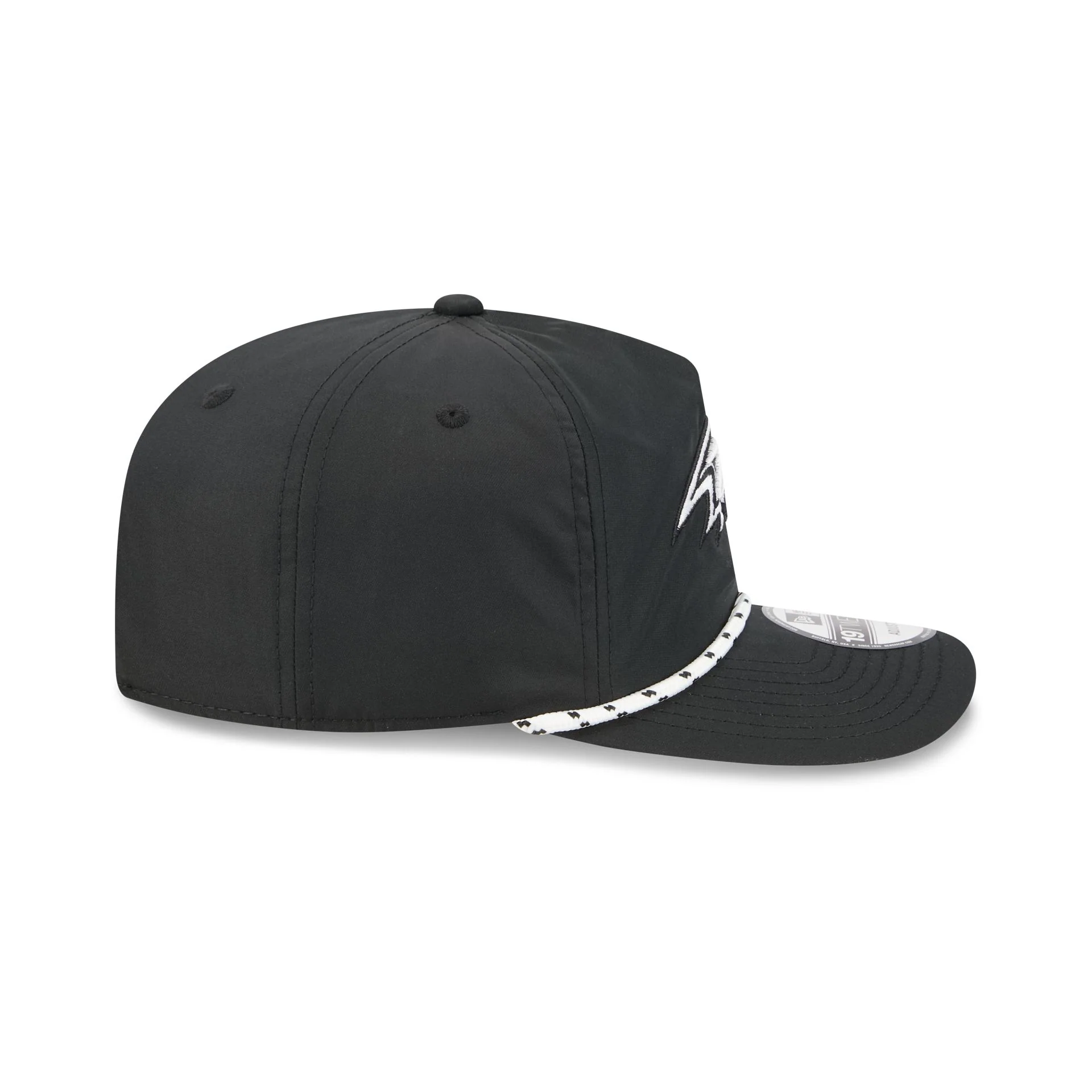 Baltimore Ravens Black and White Rope 19TWENTY Snapback Hat - Image 5