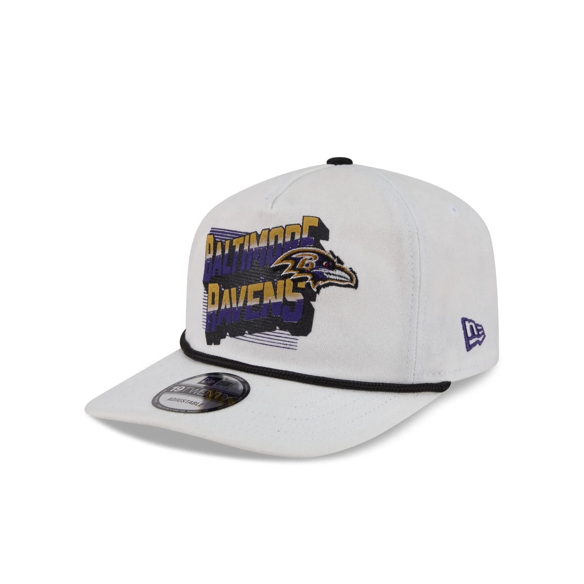Baltimore Ravens Duck Cloth 19TWENTY Adjustable Hat