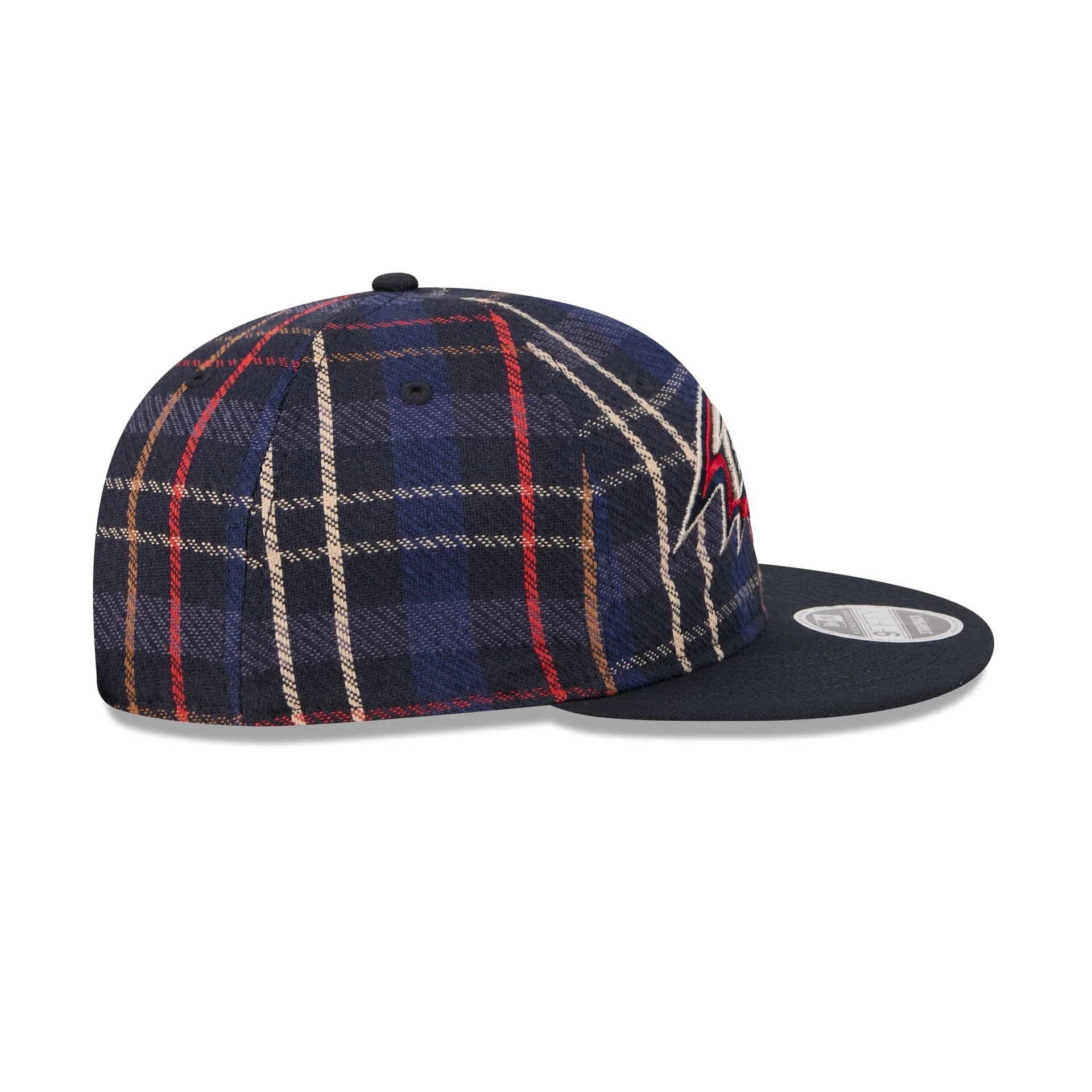 Baltimore Ravens Grunge Plaid Retro Crown 9FIFTY Adjustable Hat - Image 5