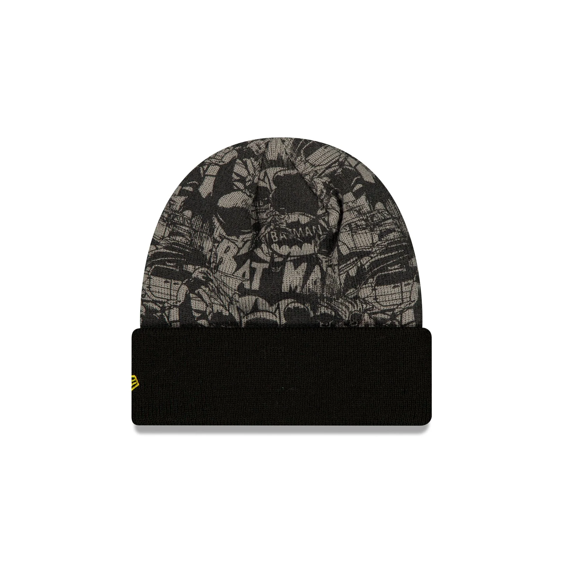 Batman Black Kids Cuff Knit Hat - Image 2