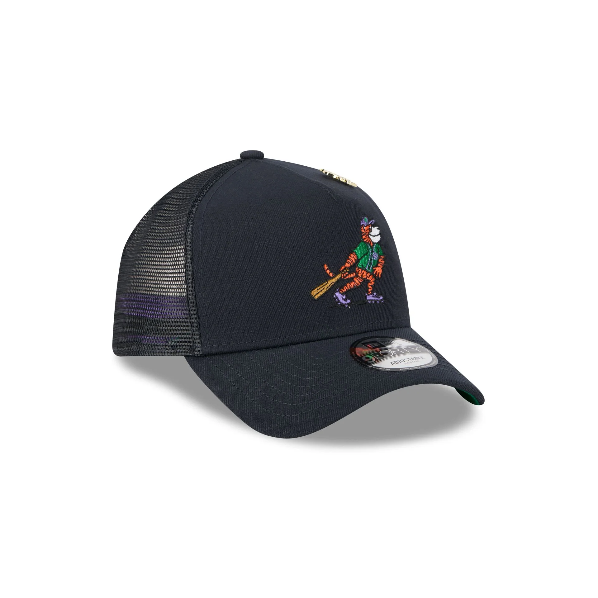 Big League Chew x Detroit Tigers 9FORTY A-Frame Trucker Hat - Image 3