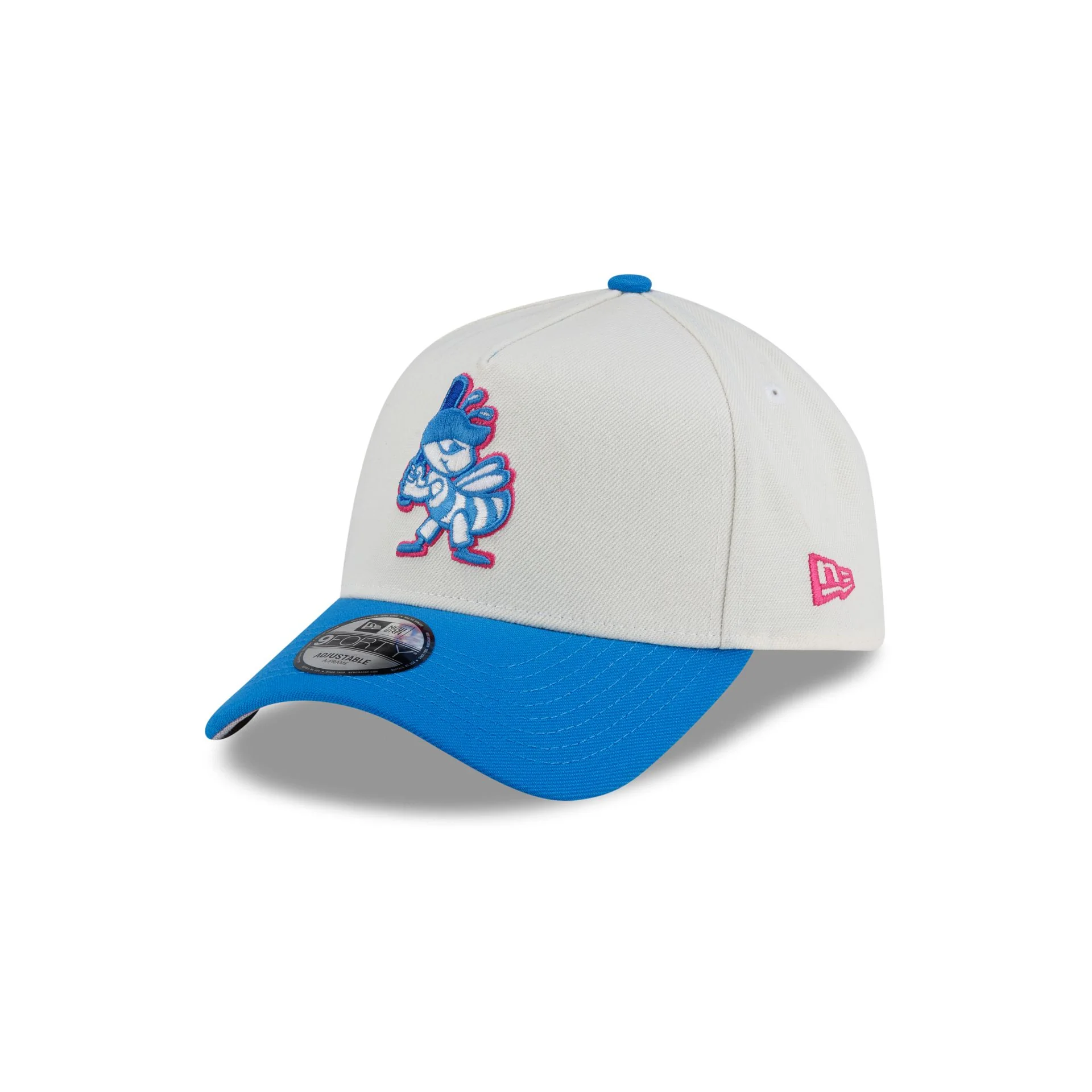 Big League Chew® x Salt Lake Bees Curve Ball Cotton Candy™ 9FORTY A-Frame Snapback Hat - Image 3
