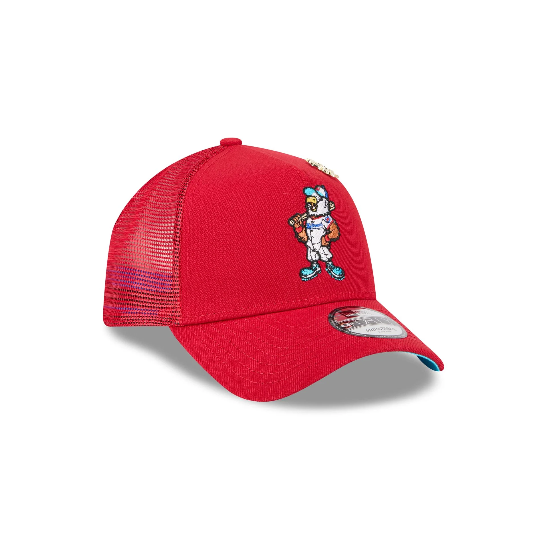 Big League Chew x Washington Nationals 9FORTY A-Frame Trucker Hat - Image 3