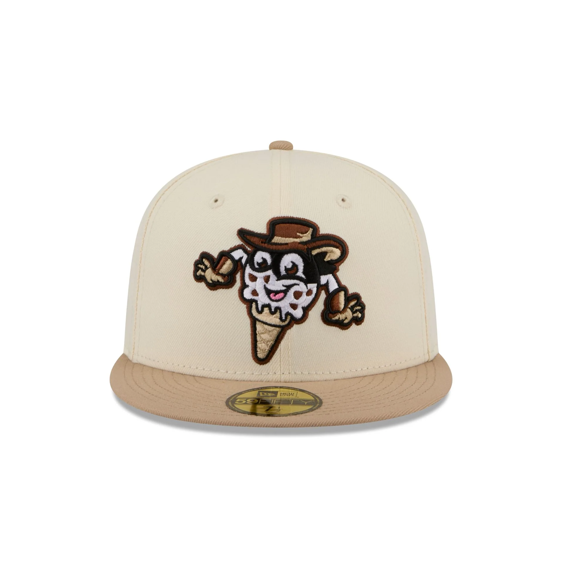 Binghamton Rumble Ponies Theme Night Beige 59FIFTY Fitted Hat - Image 2