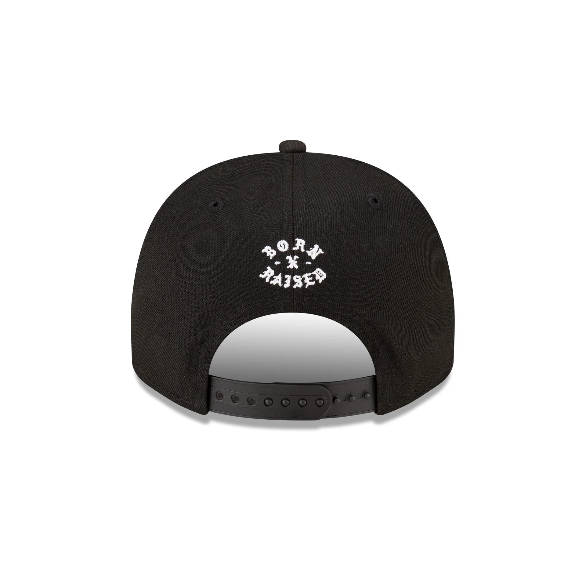 Born x Raised x New Orleans Saints Script Black 9FIFTY A-Frame Snapback Hat - Image 6