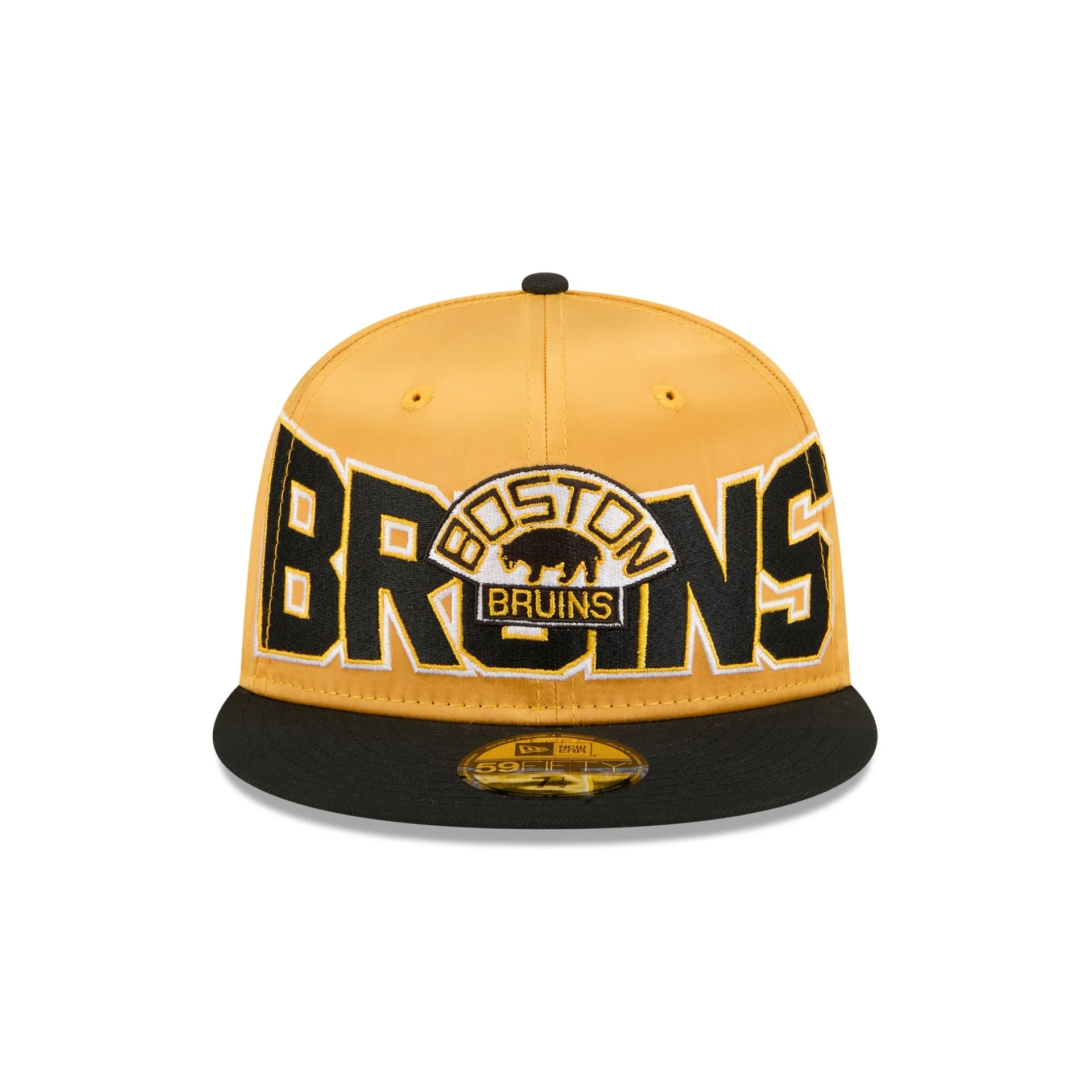 Boston Bruins Bold Satin 59FIFTY Fitted Hat - Image 2