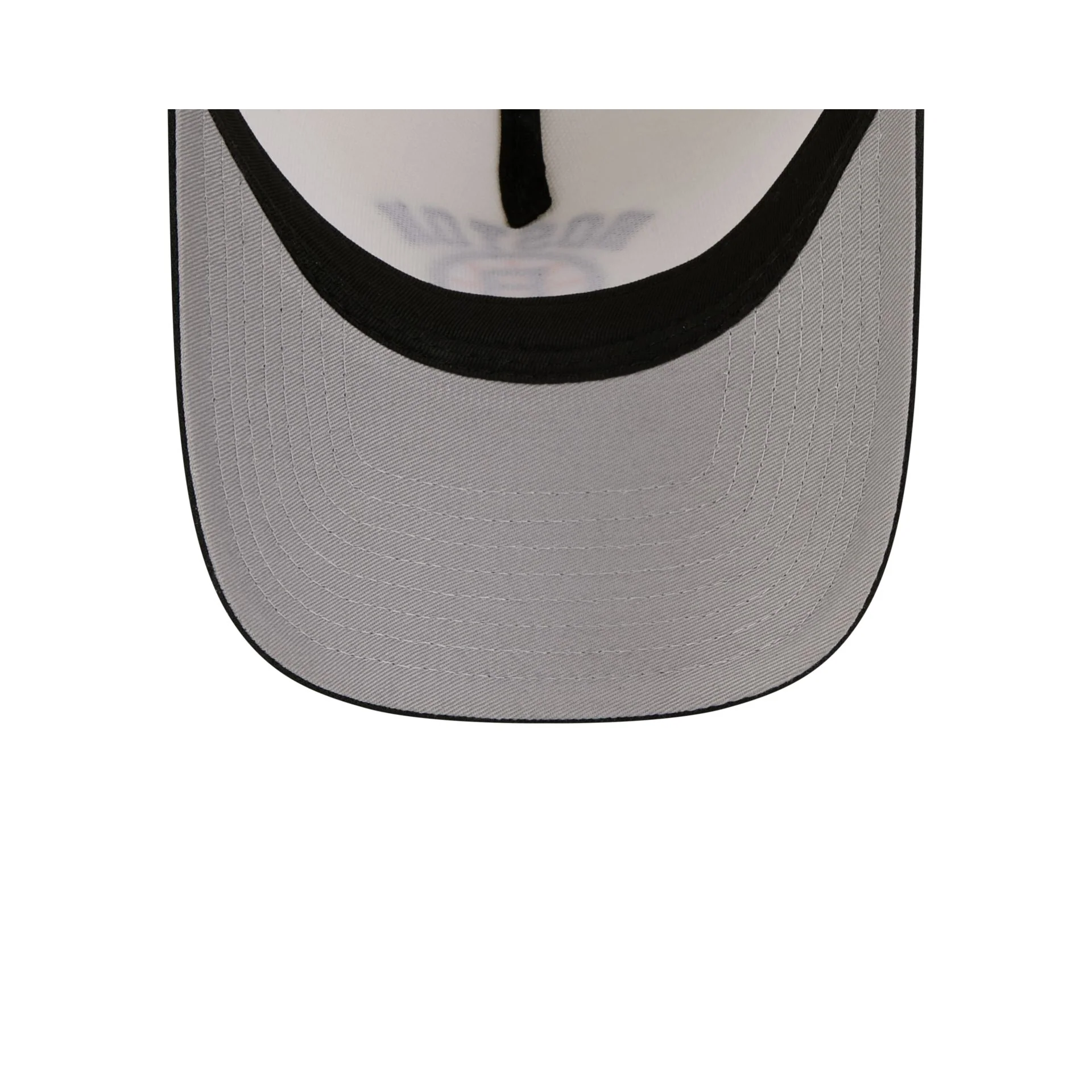 Boston Bruins Chrome White Arched 9FORTY A-Frame Snapback Hat - Image 7