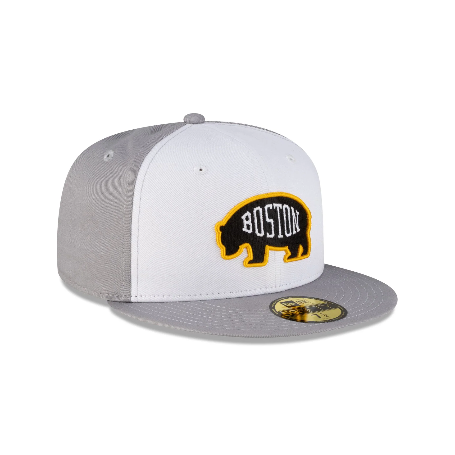 Boston Bruins Gray 59FIFTY Fitted Hat - Image 3