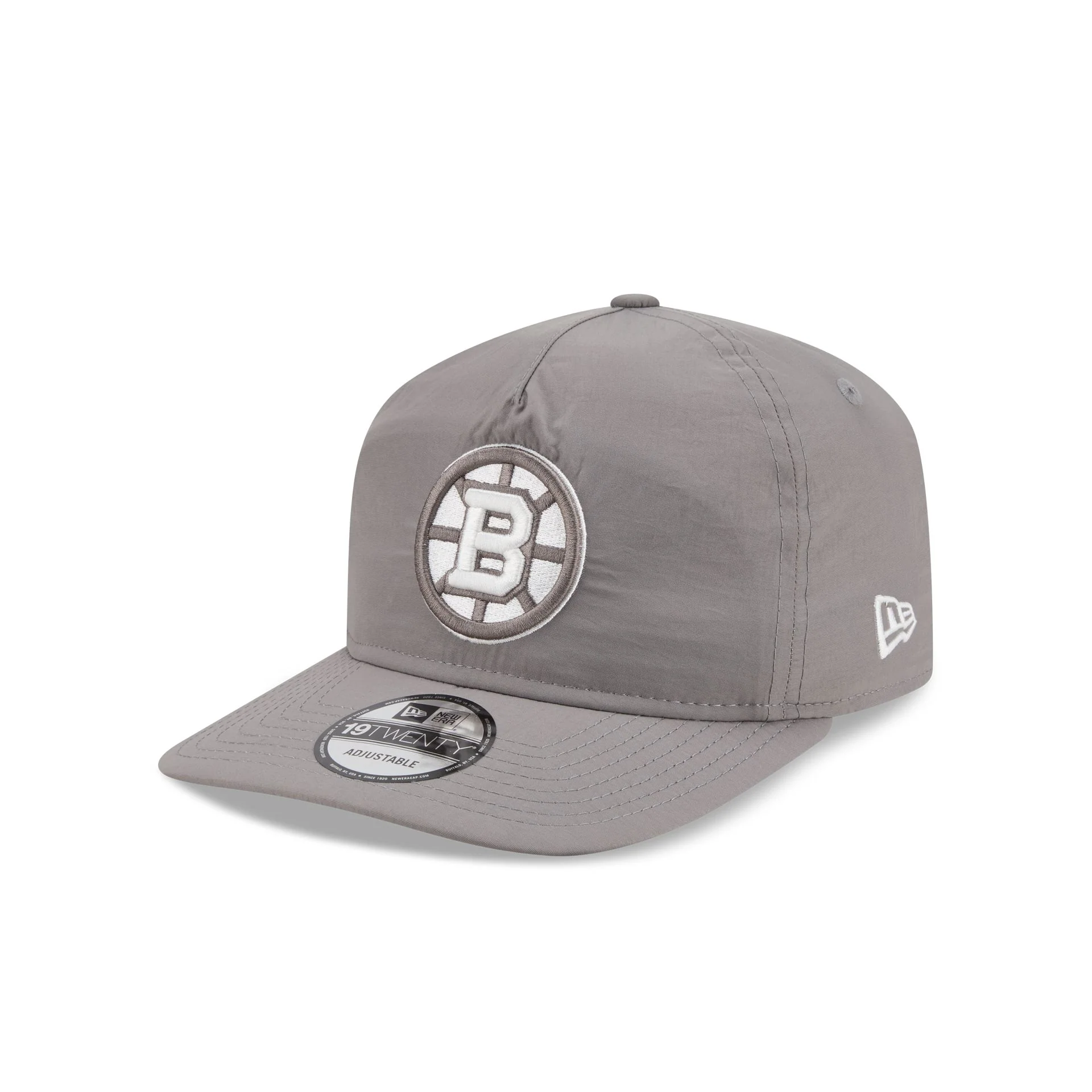 Boston Bruins Gray Nylon 19TWENTY Adjustable Hat