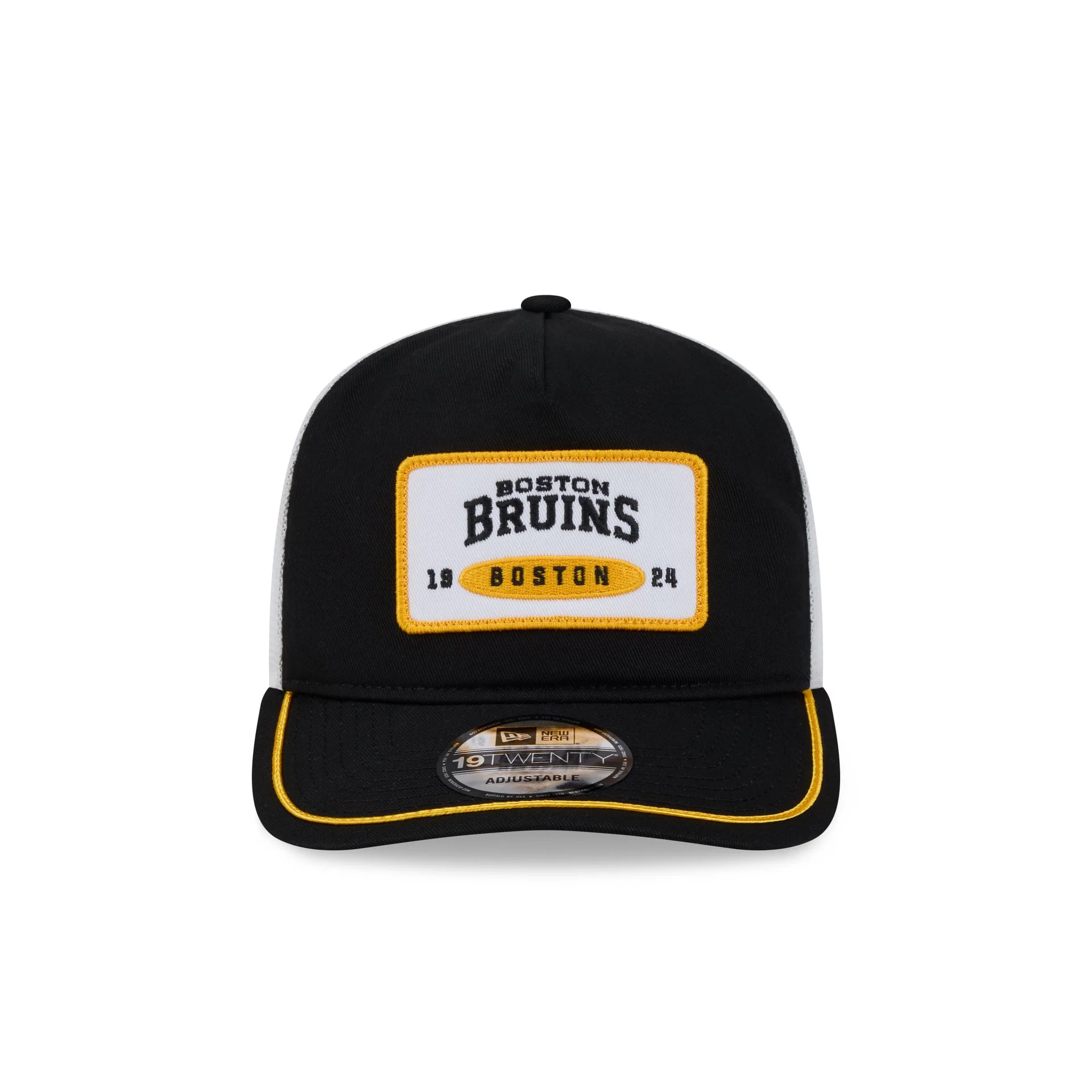 Boston Bruins Patch 19TWENTY Trucker Hat - Image 2
