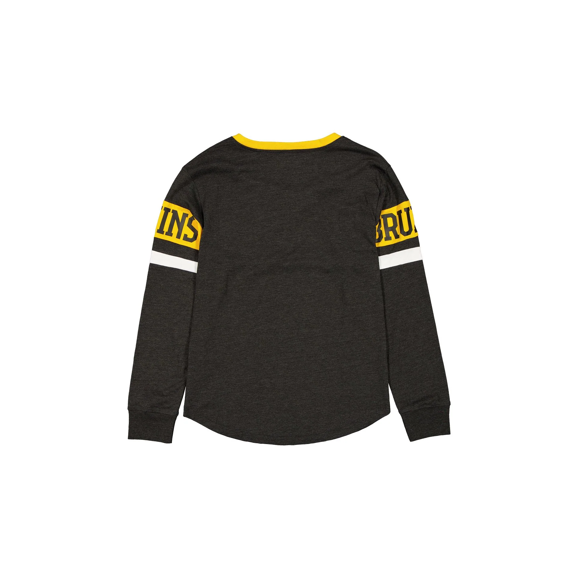 Boston Bruins Throwback Women's V-Neck Long-Sleeve T-Shirt - Image 2