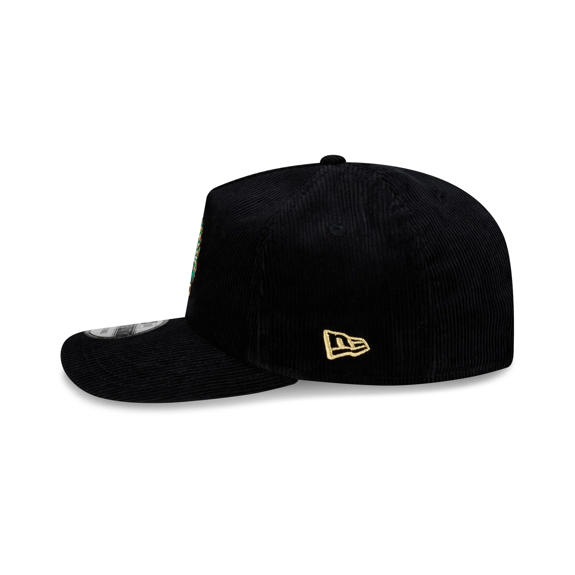Boston Celtics 1986 Finals Black & Gold Corduroy 19TWENTY Adjustable Hat - Image 5