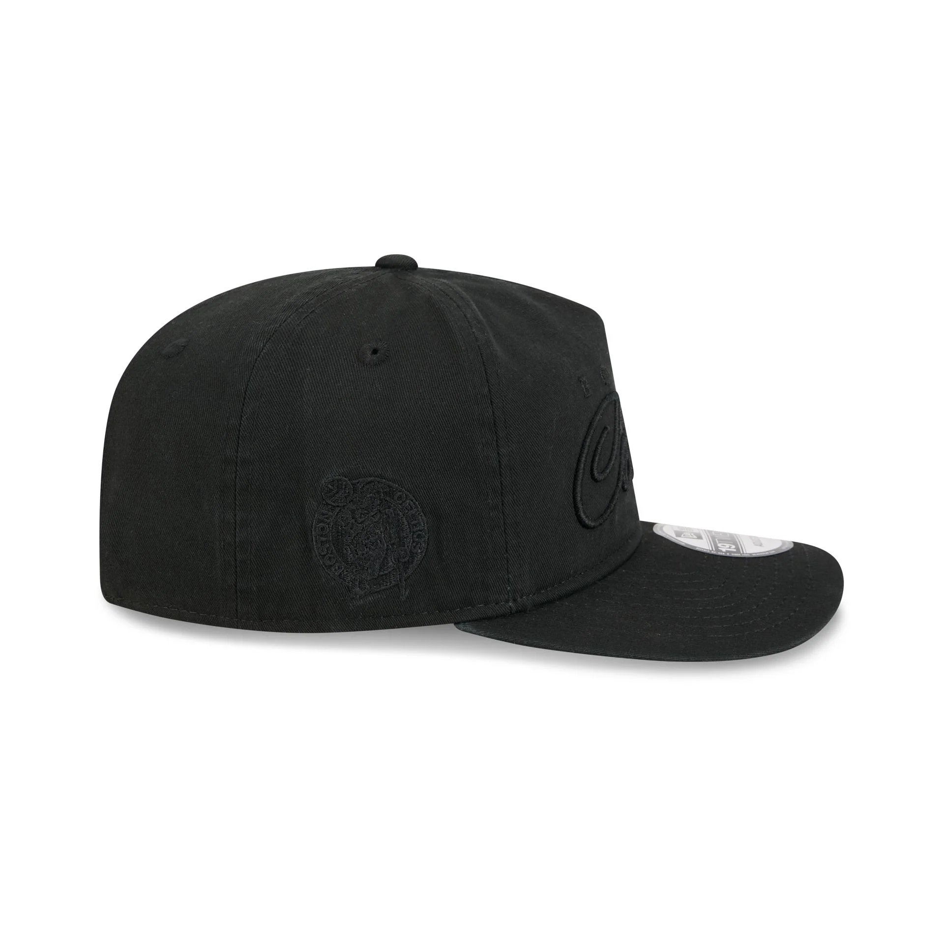 Boston Celtics All Black Scripted 19TWENTY Adjustable Hat - Image 4