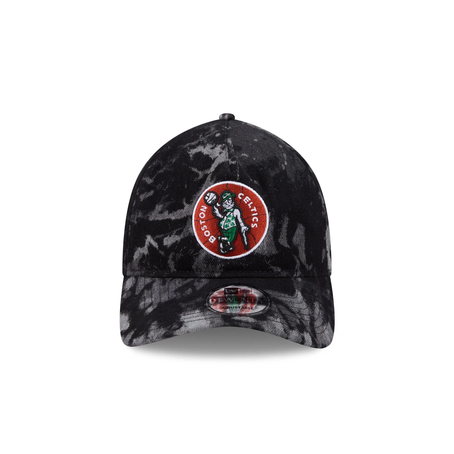 Boston Celtics Bleached Denim 9TWENTY A-Frame Adjustable Hat - Image 2