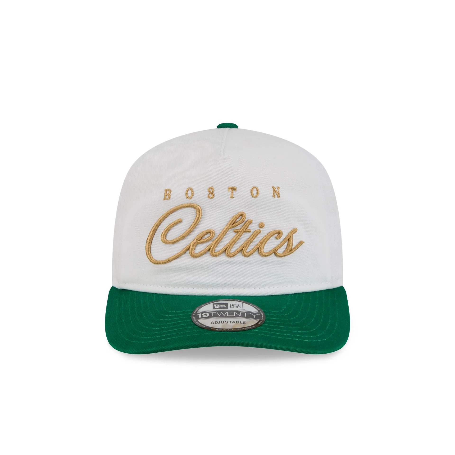 Boston Celtics Gold Scripted 19TWENTY Adjustable Hat - Image 2
