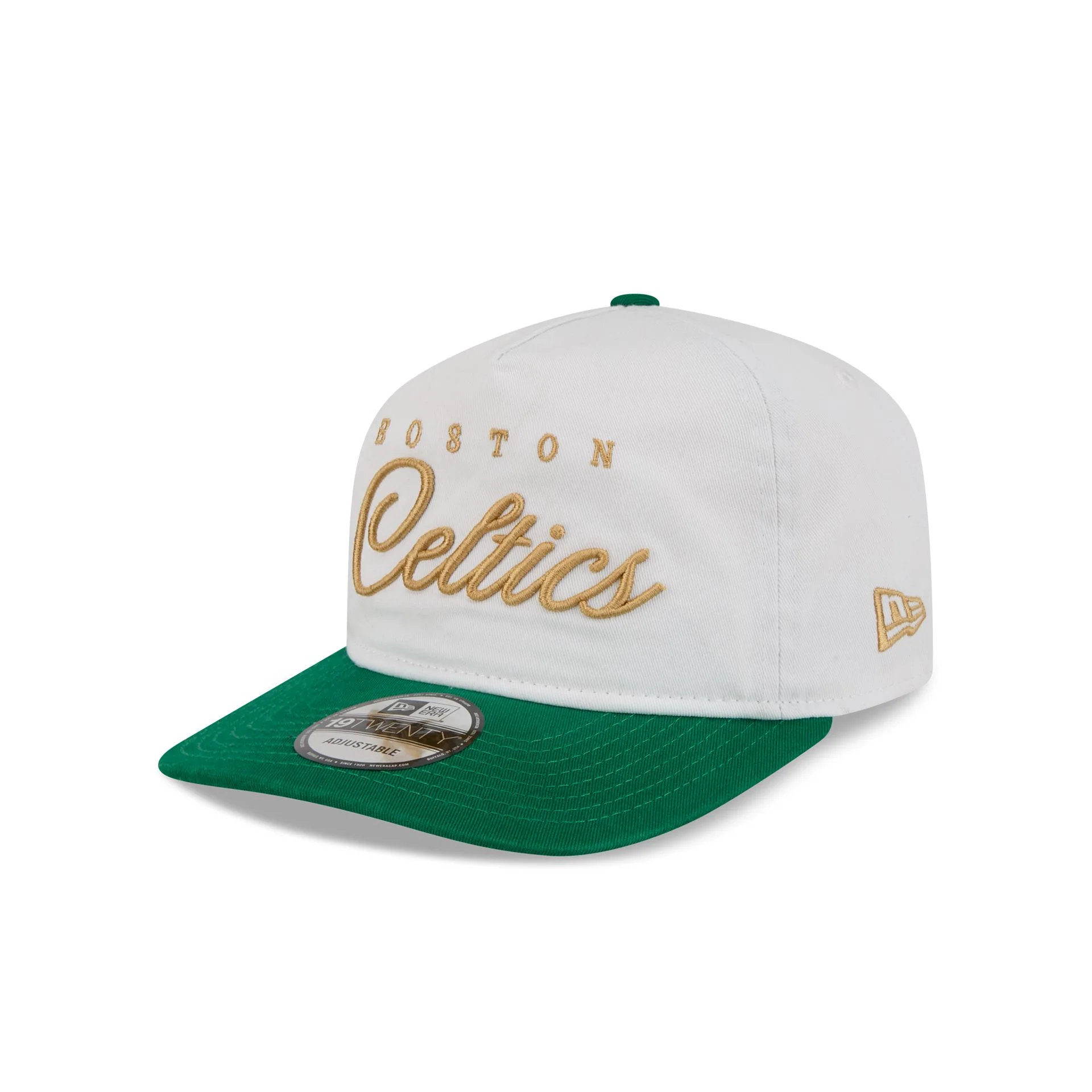 Boston Celtics Gold Scripted 19TWENTY Adjustable Hat - Image 3
