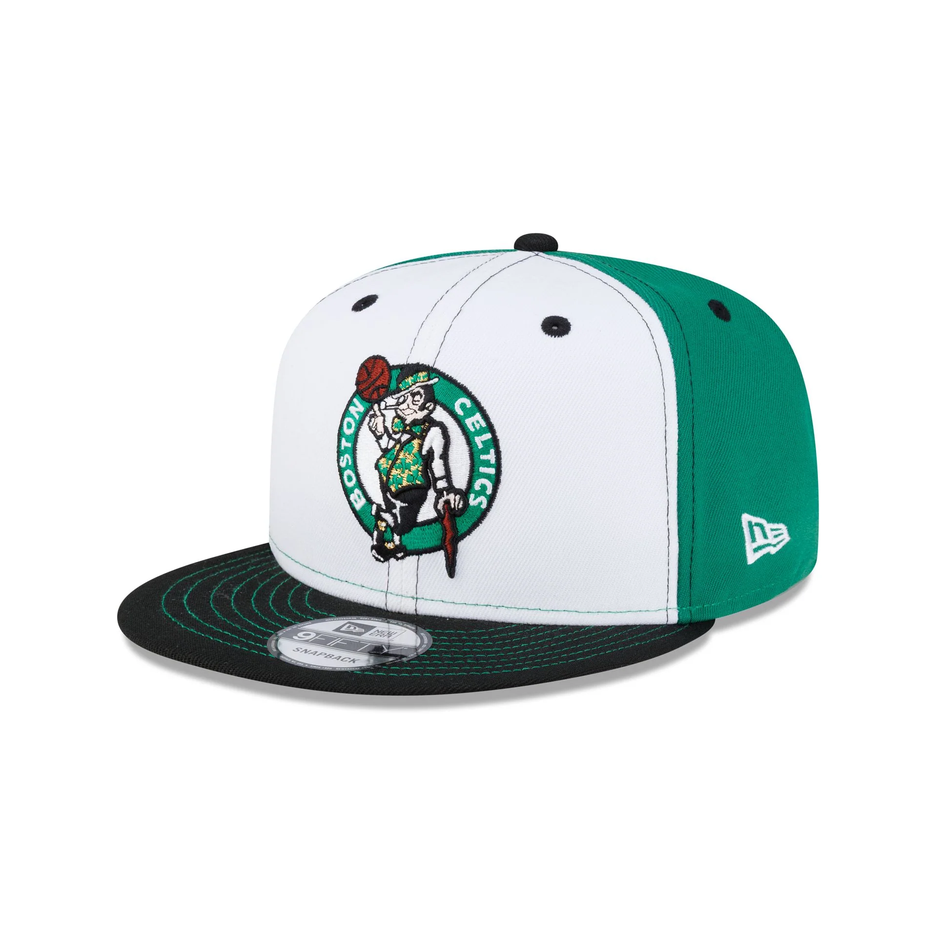 Boston Celtics Hardwood Classics 2000s White Stitch 9FIFTY Snapback Hat
