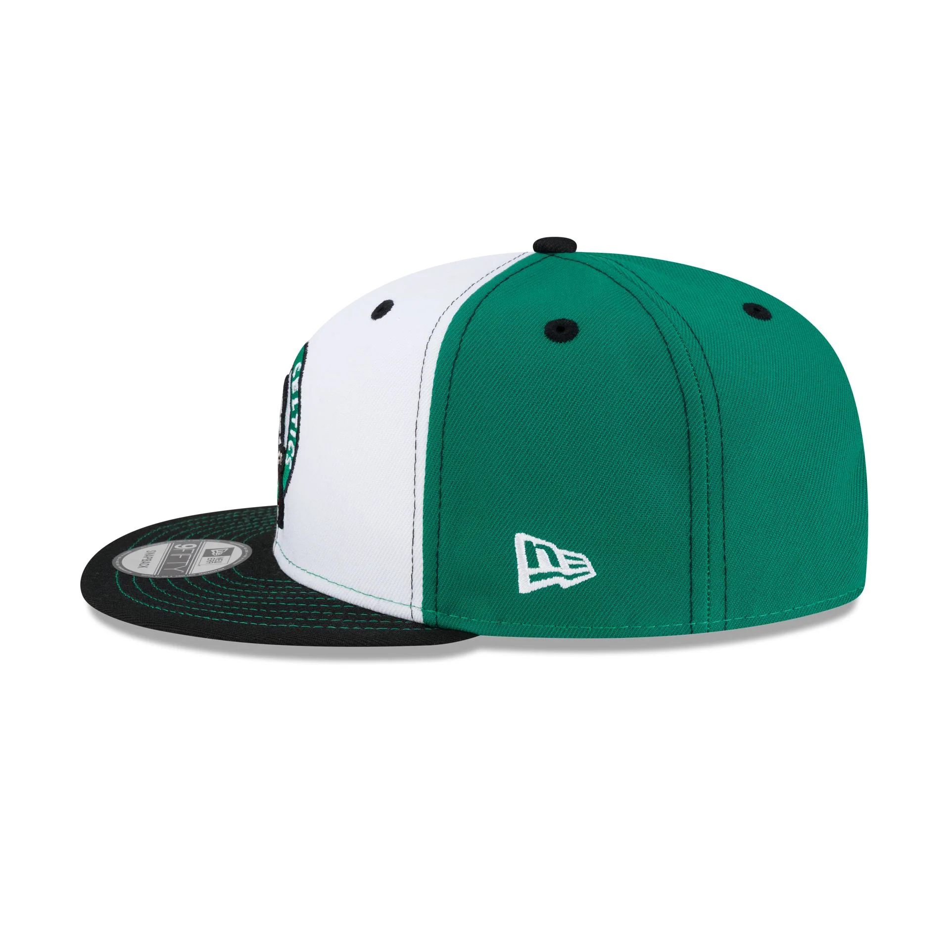 Boston Celtics Hardwood Classics 2000s White Stitch 9FIFTY Snapback Hat - Image 4
