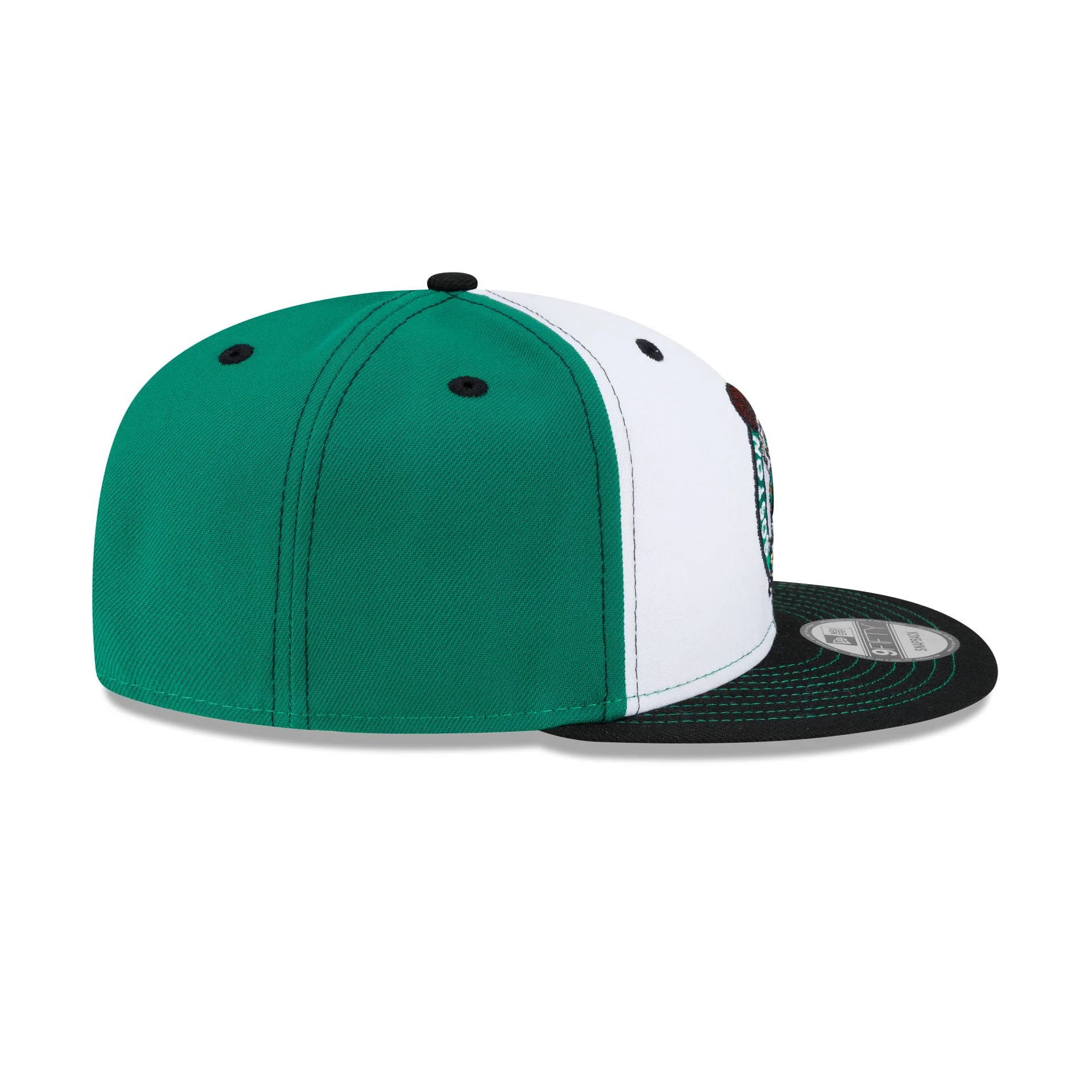 Boston Celtics Hardwood Classics 2000s White Stitch 9FIFTY Snapback Hat - Image 5