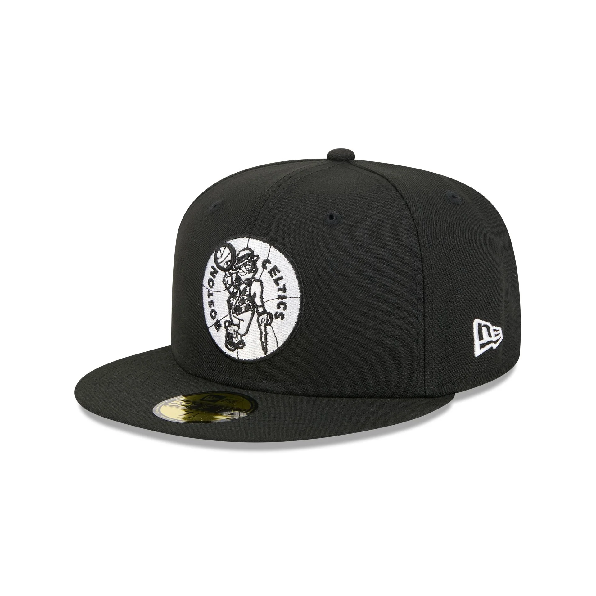 Boston Celtics 1968-1977 Hardwood Classics Black 59FIFTY Fitted Hat