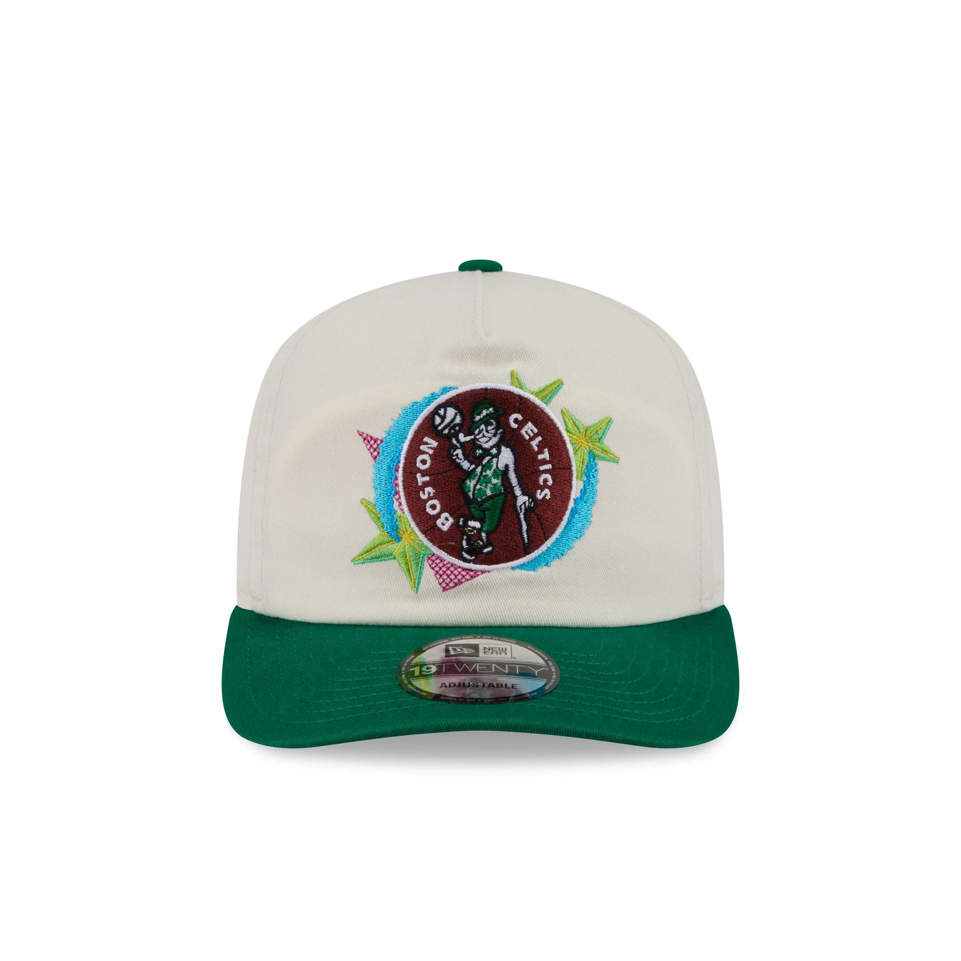 Boston Celtics Hardwood Classics Retro Chrome 19TWENTY Adjustable Hat - Image 2