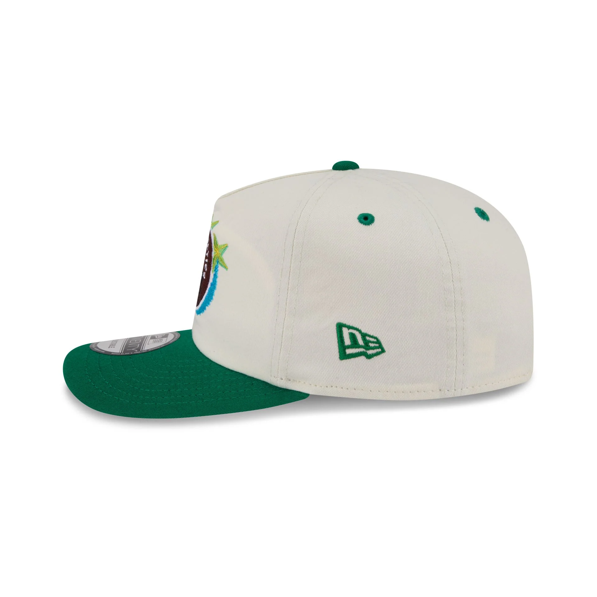 Boston Celtics Hardwood Classics Retro Chrome 19TWENTY Adjustable Hat - Image 5