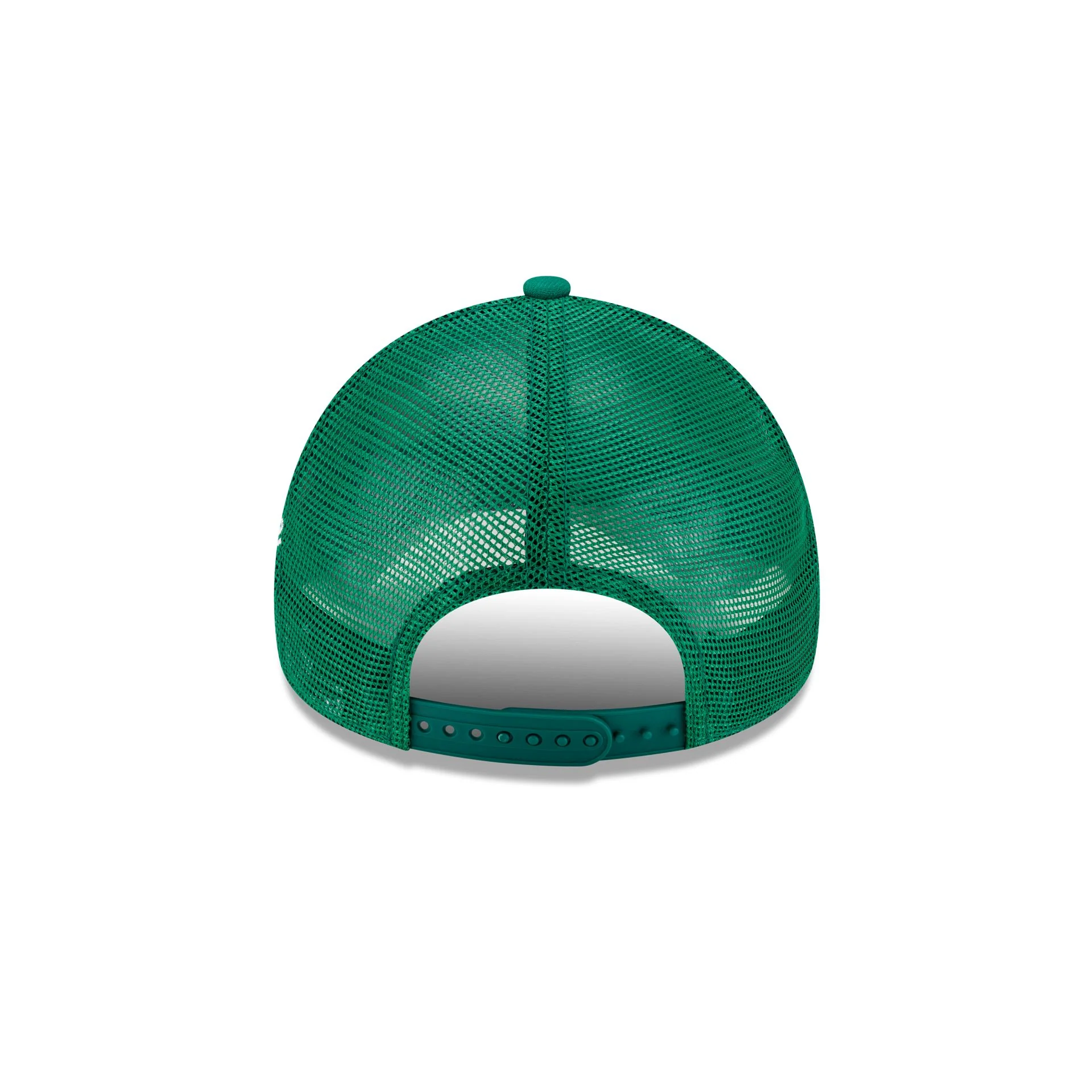Boston Celtics Side Script 9FORTY A-Frame Trucker Hat - Image 6