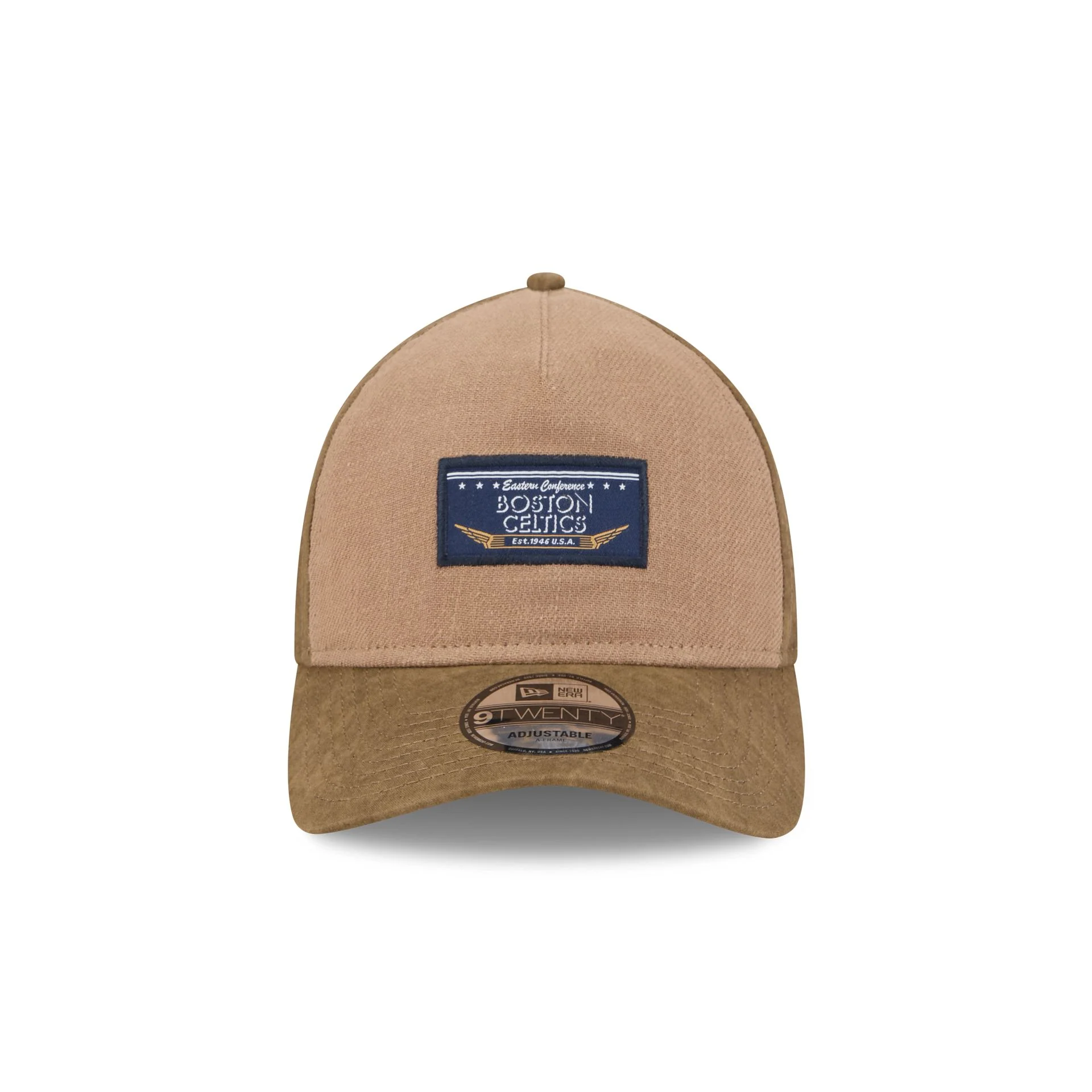Boston Celtics Utility Linen 9TWENTY A-Frame Adjustable Hat - Image 2