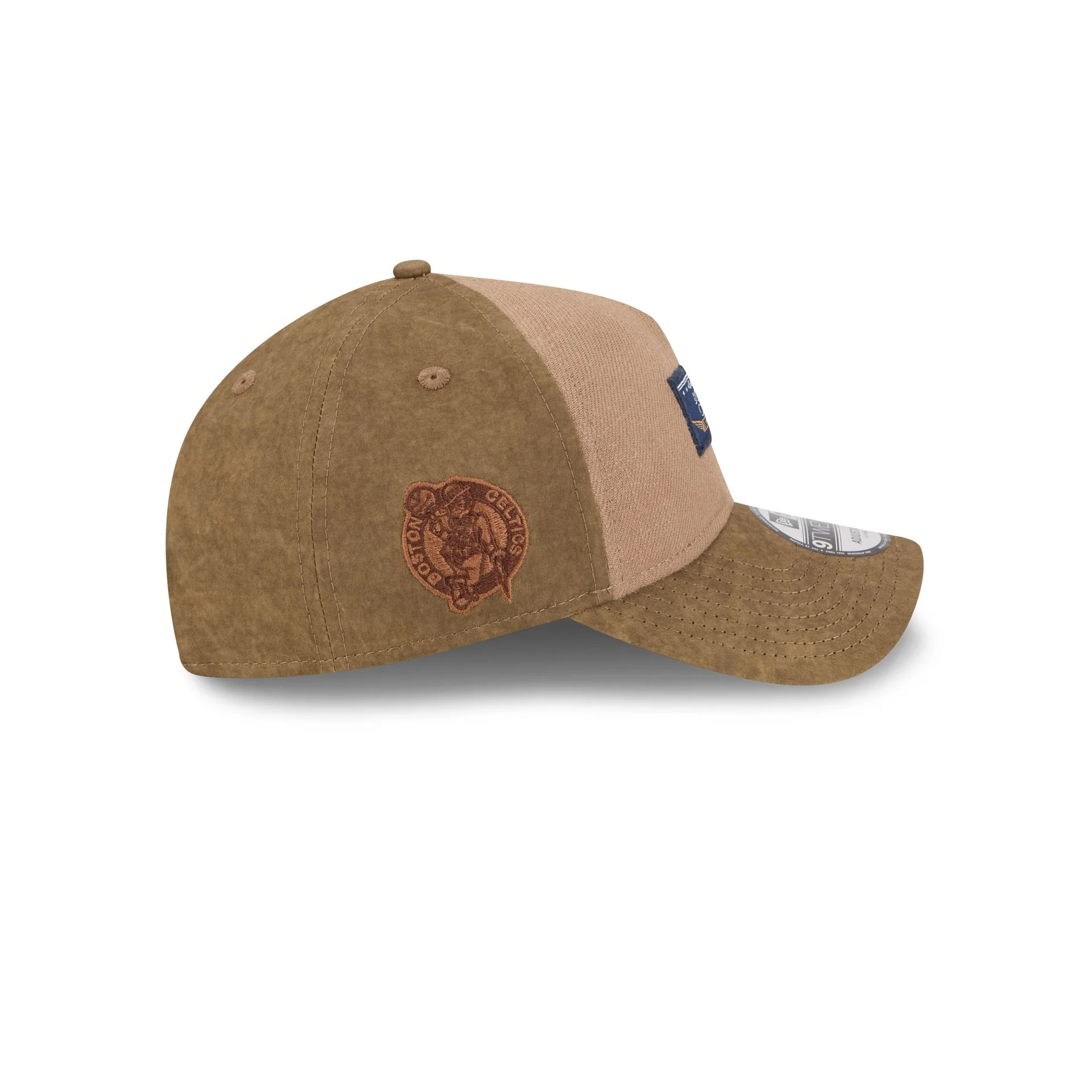 Boston Celtics Utility Linen 9TWENTY A-Frame Adjustable Hat - Image 4