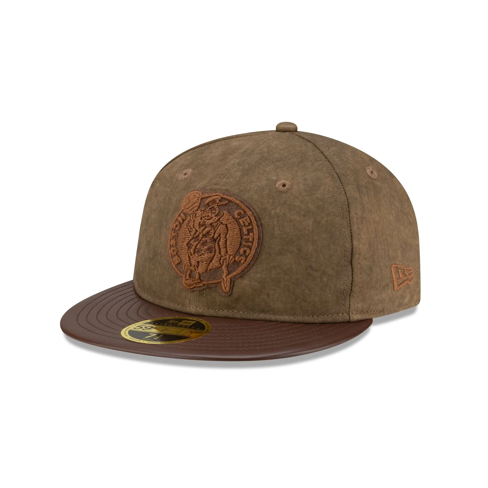 Boston Celtics Utility Linen Retro Crown 59FIFTY Fitted Hat - Image 3