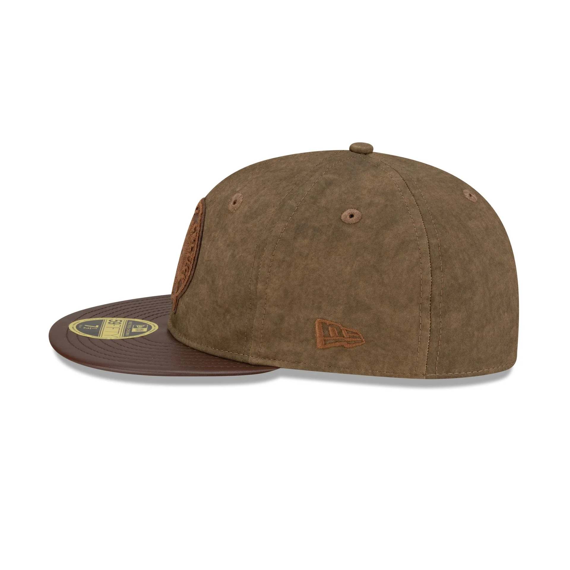 Boston Celtics Utility Linen Retro Crown 59FIFTY Fitted Hat - Image 5