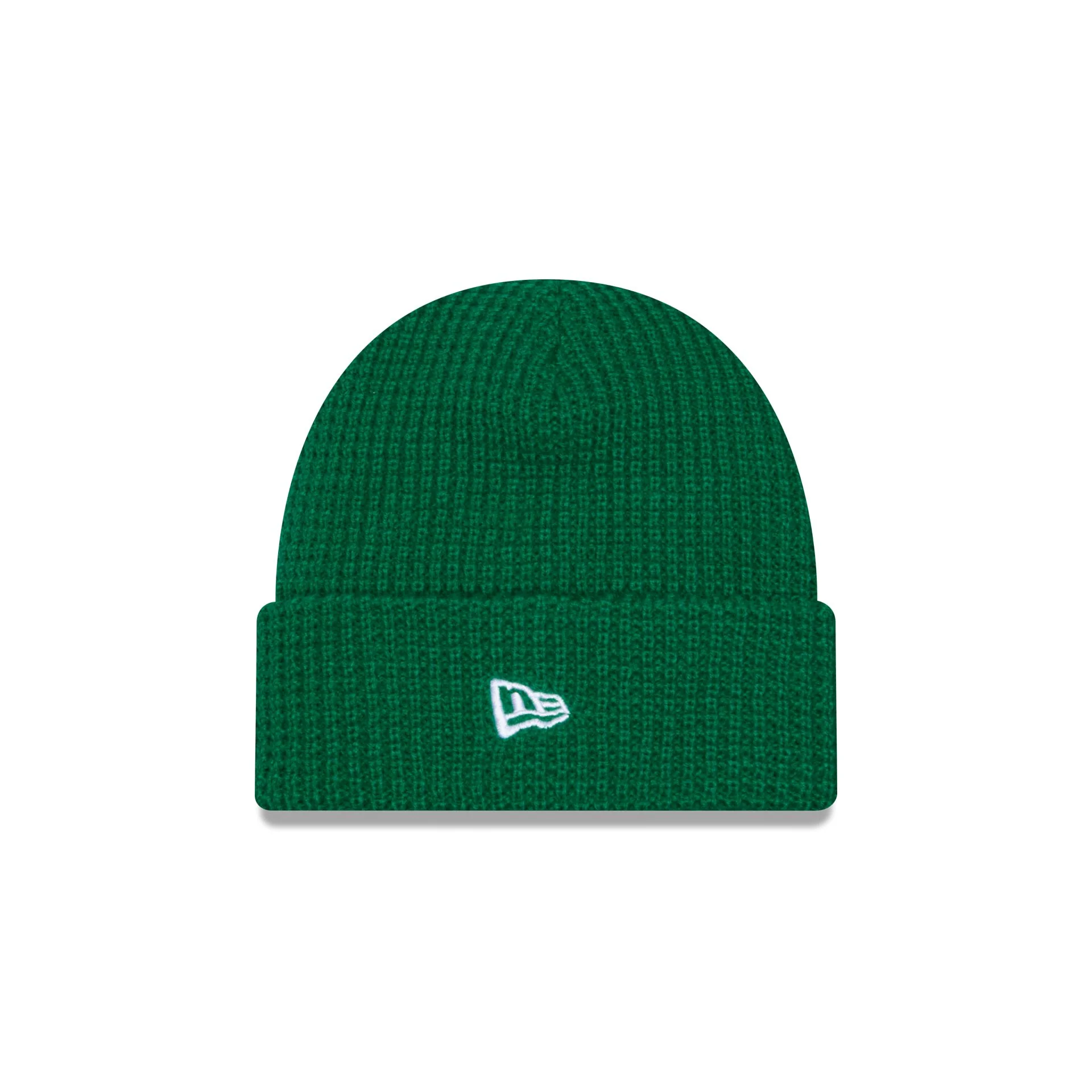 Boston Celtics Waffle Stitch Knit Beanie Hat - Image 2