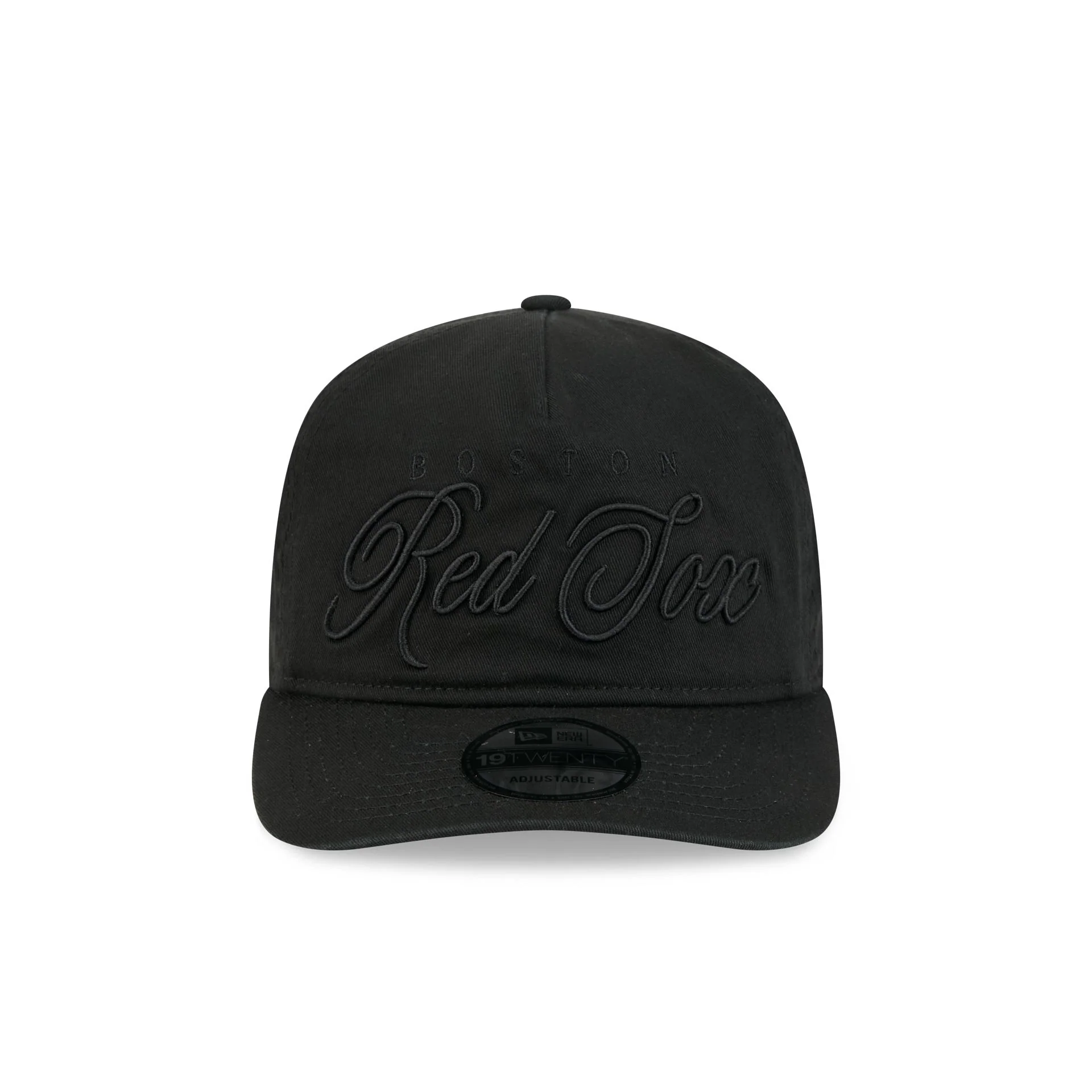Boston Red Sox All Black Scripted 19TWENTY Adjustable Hat - Image 2