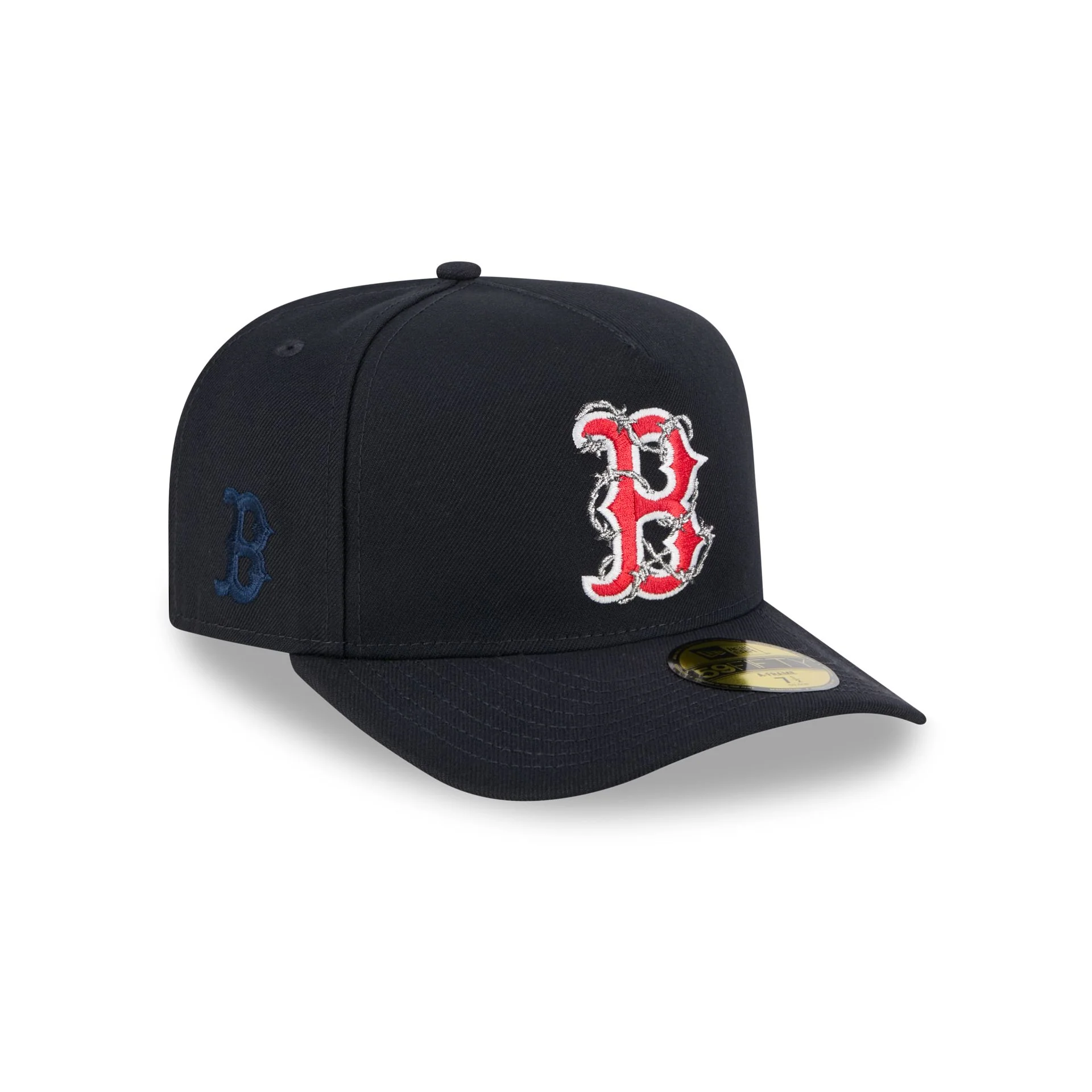 Boston Red Sox Barbed Wire 59FIFTY A-Frame Fitted Hat - Image 3