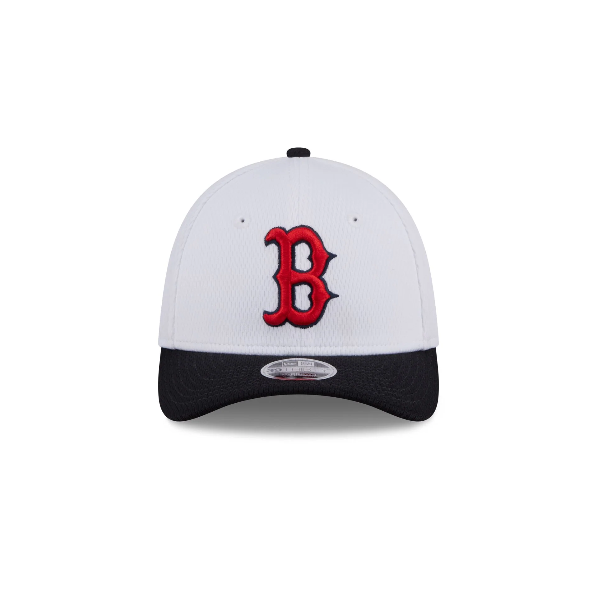 Boston Red Sox Baseball Stitch Kids 39THIRTY M-Crown Stretch Fit Hat - Image 2