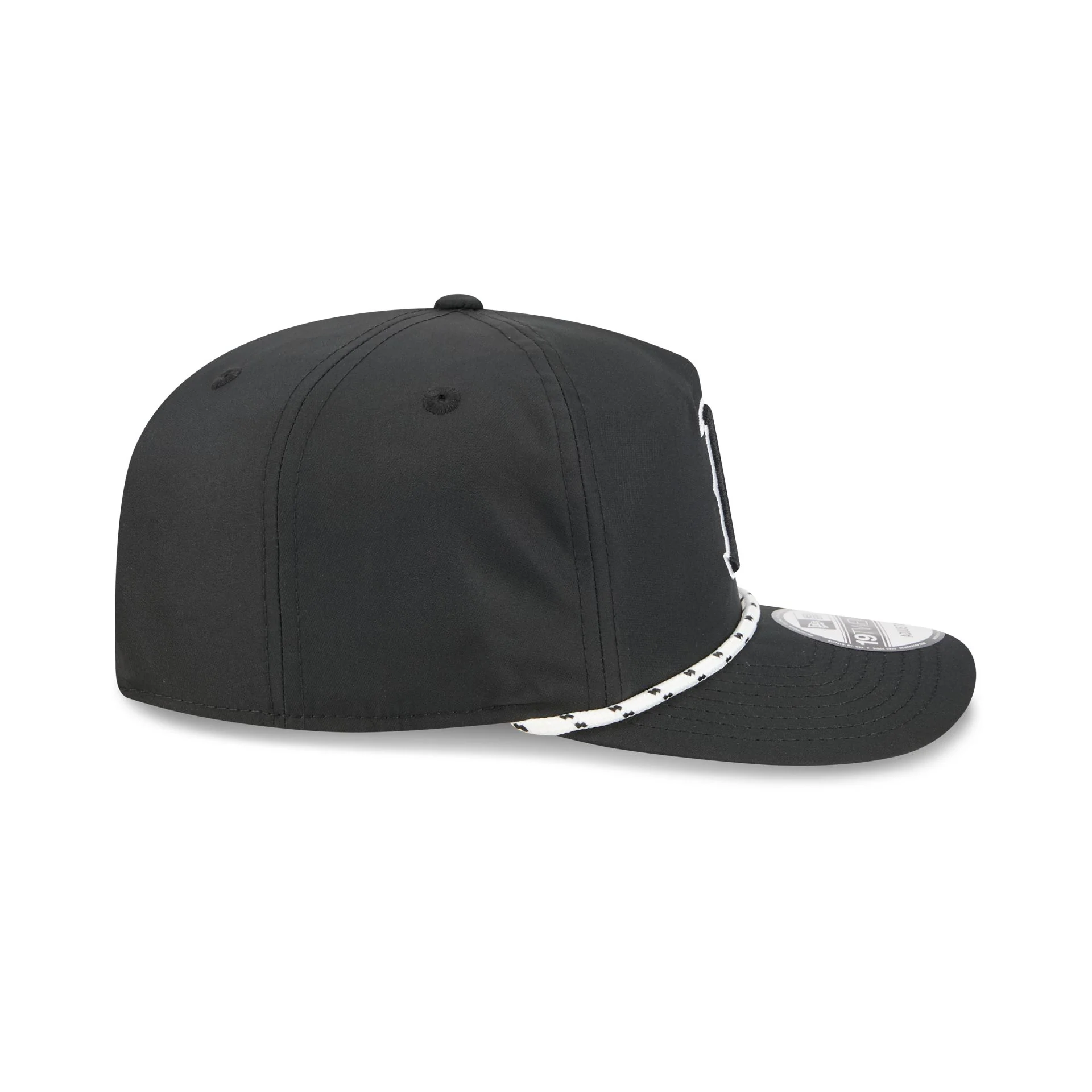 Boston Red Sox Black and White Rope 19TWENTY Snapback Hat - Image 5