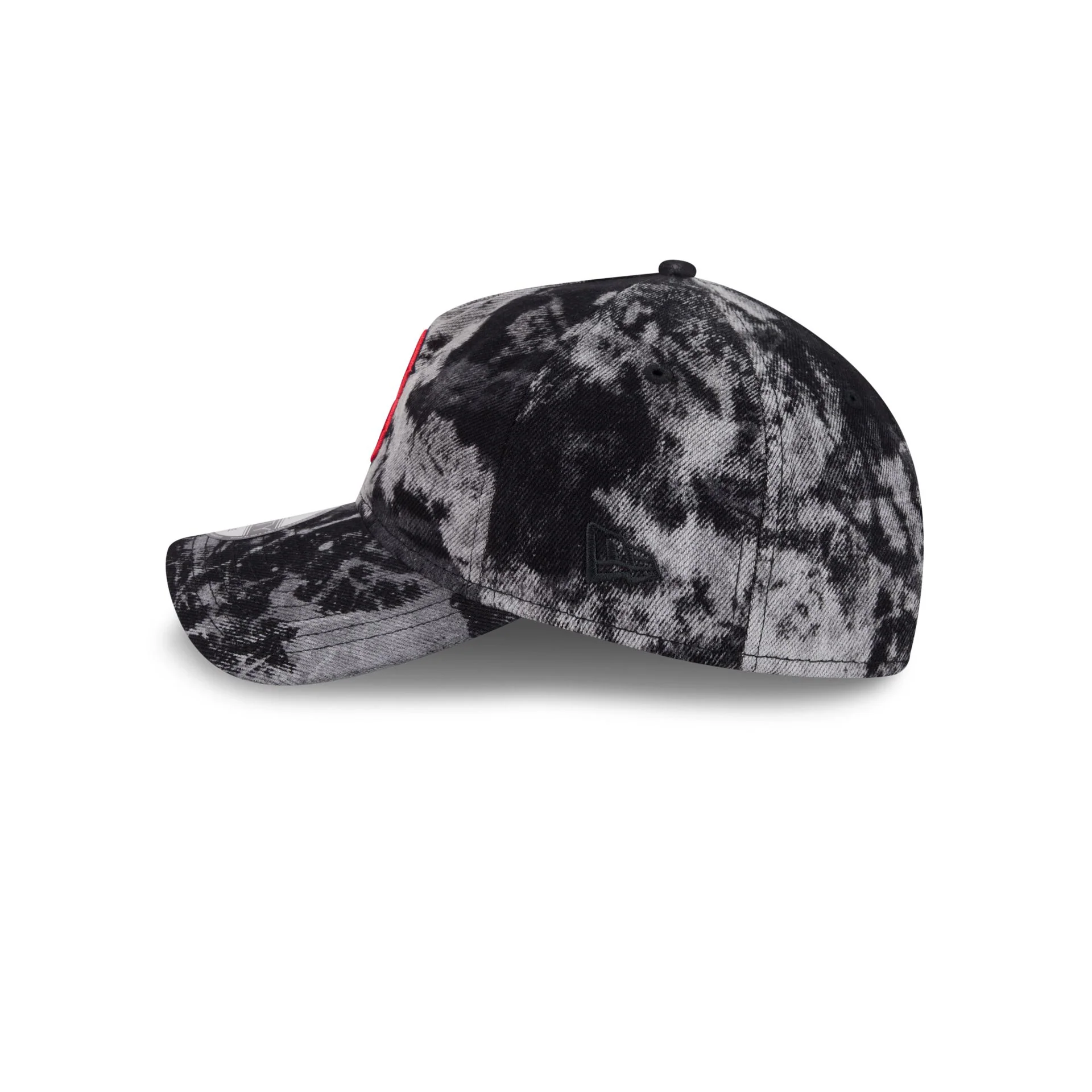 Boston Red Sox Bleached Denim 9TWENTY A-Frame Adjustable Hat - Image 4