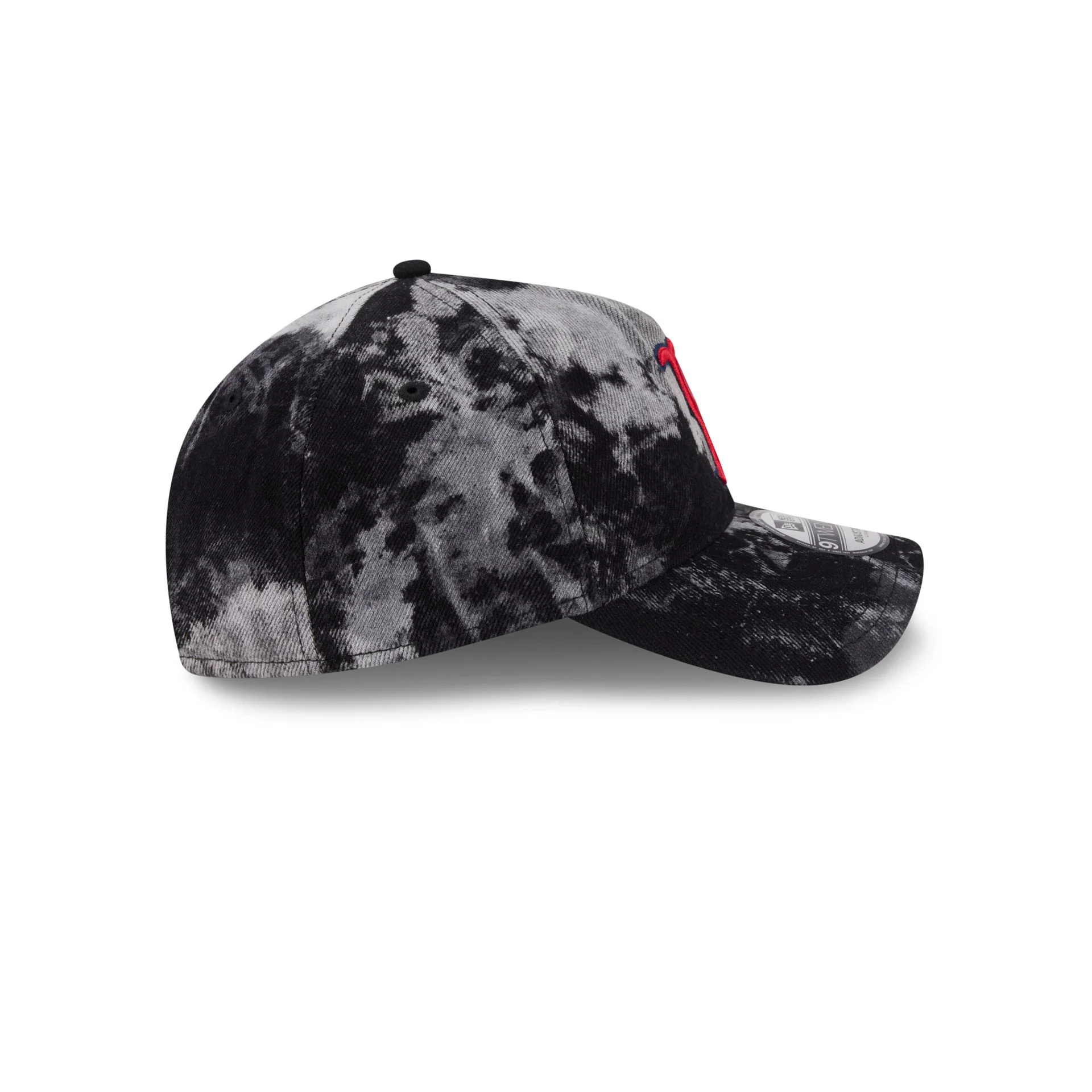 Boston Red Sox Bleached Denim 9TWENTY A-Frame Adjustable Hat - Image 5