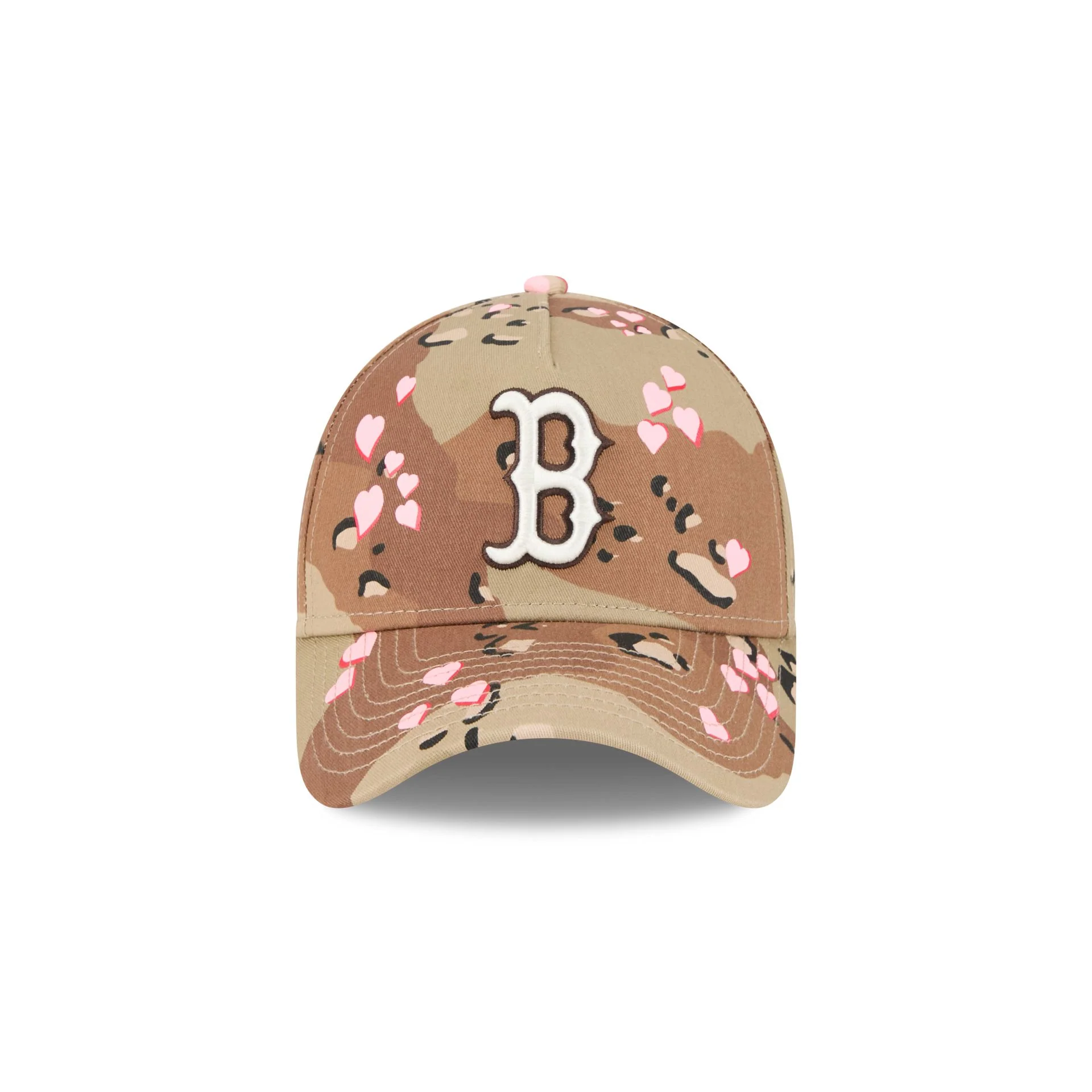 Boston Red Sox Camo Hearts 9FORTY A-Frame Snapback Hat - Image 2