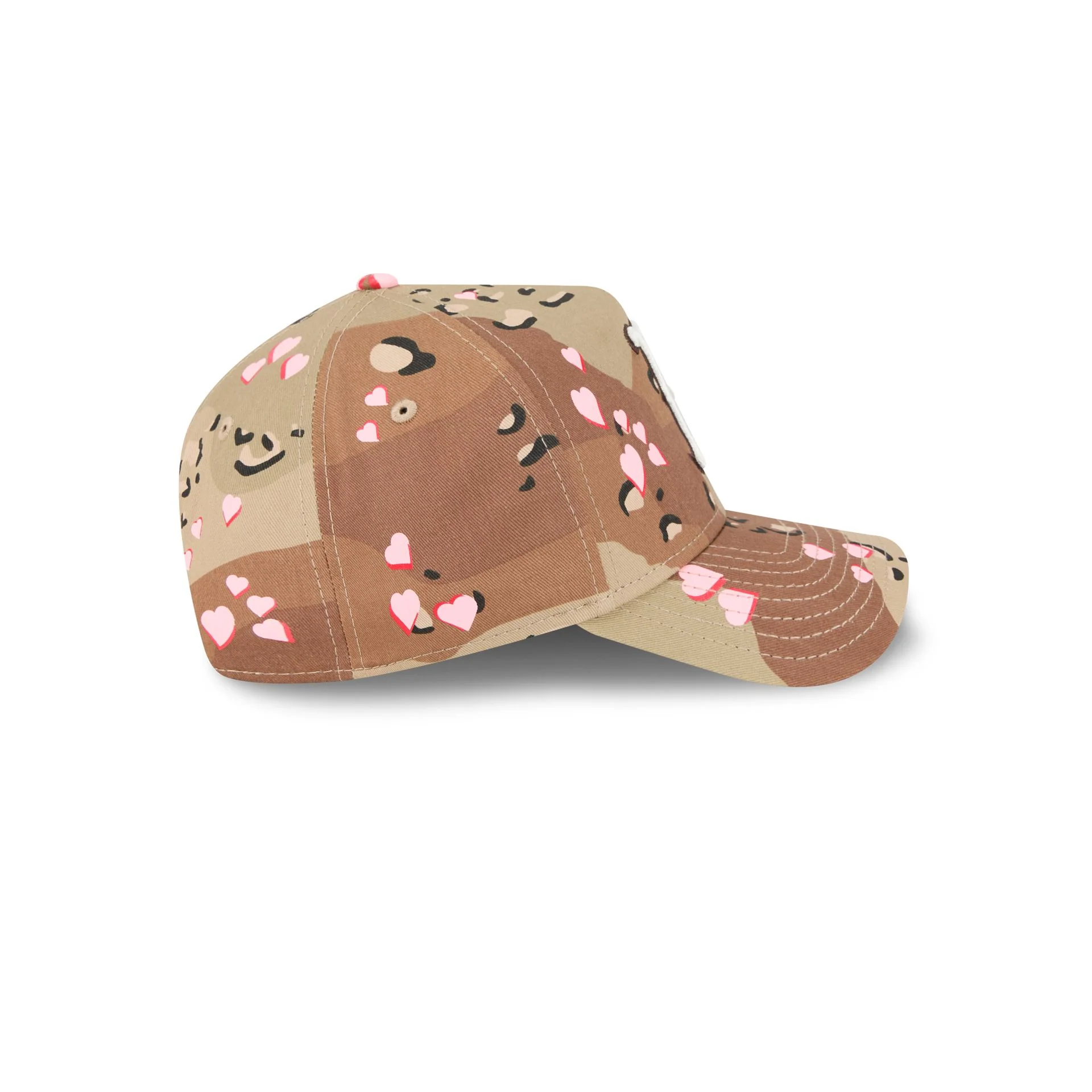 Boston Red Sox Camo Hearts 9FORTY A-Frame Snapback Hat - Image 5