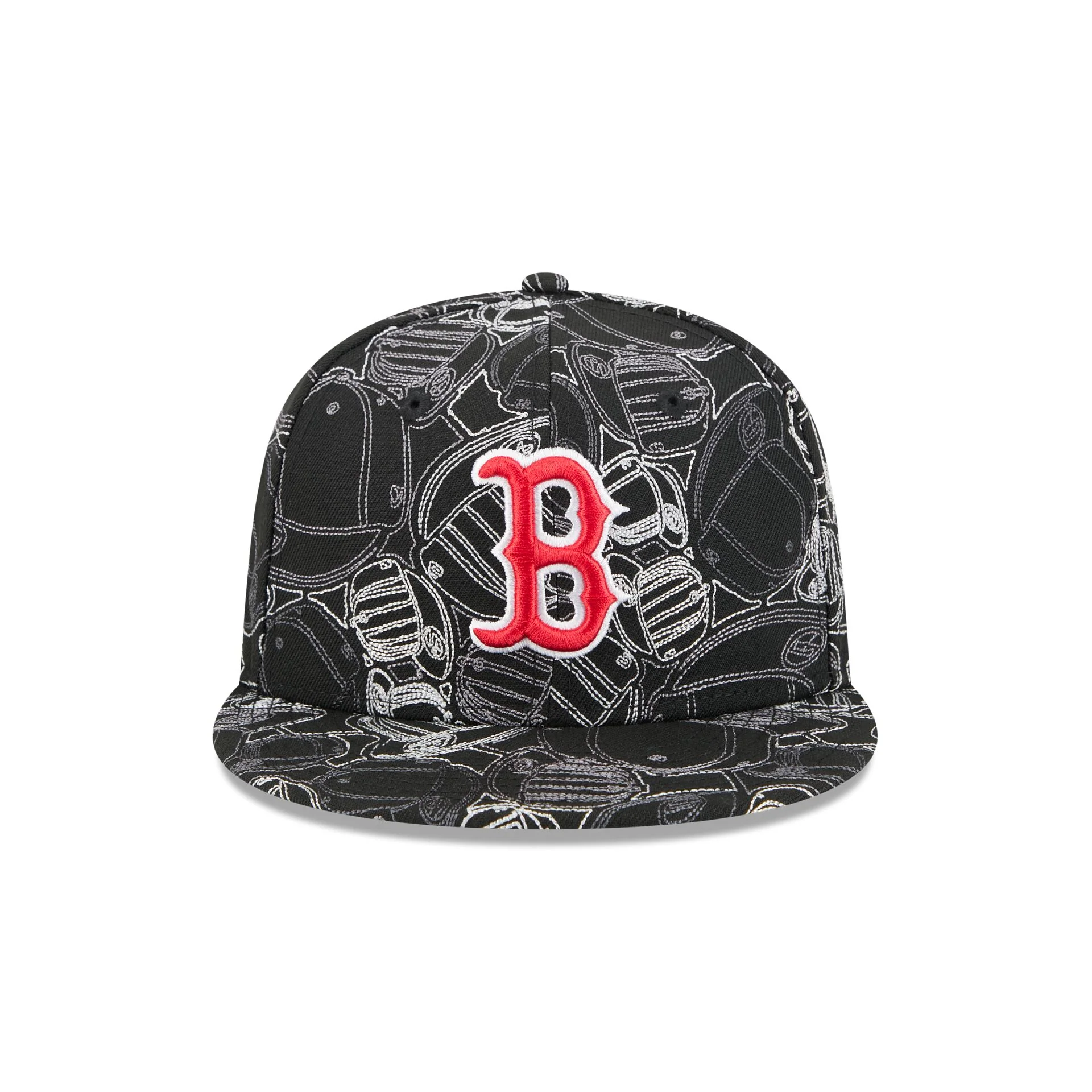 Boston Red Sox Cap Scramble 59FIFTY Fitted Hat - Image 2
