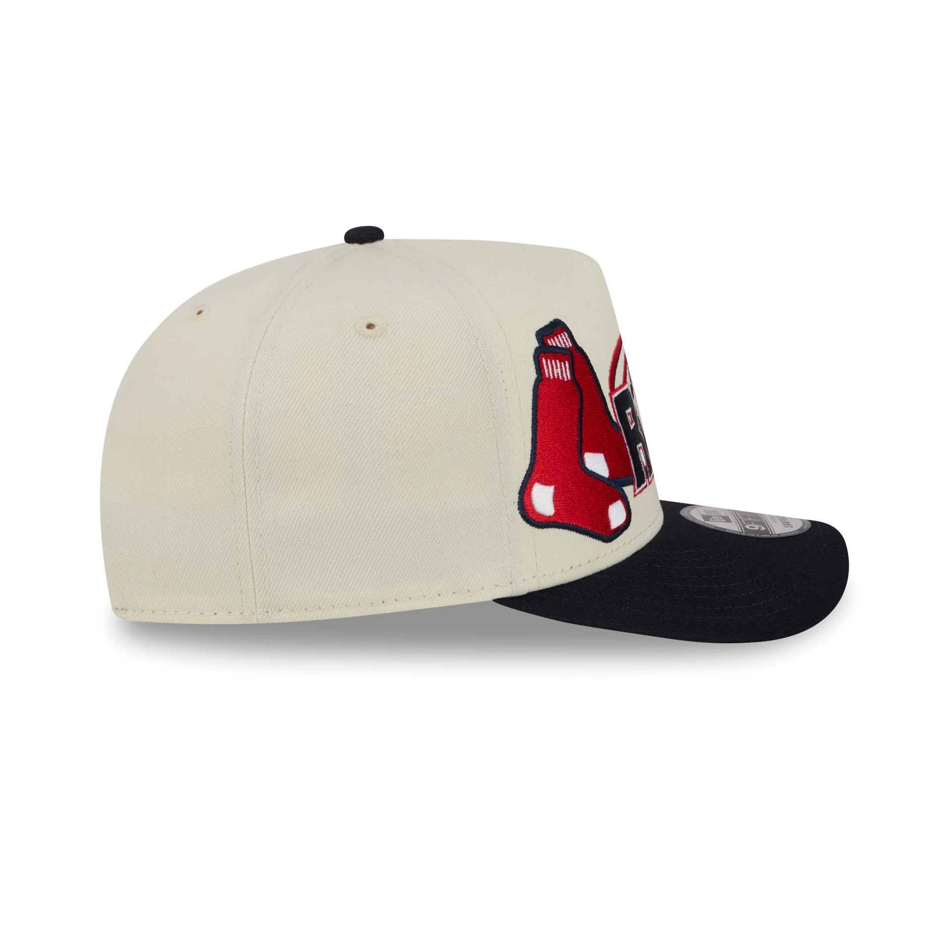 Boston Red Sox Chrome White Classic 9FIFTY A-Frame Snapback Hat - Image 5